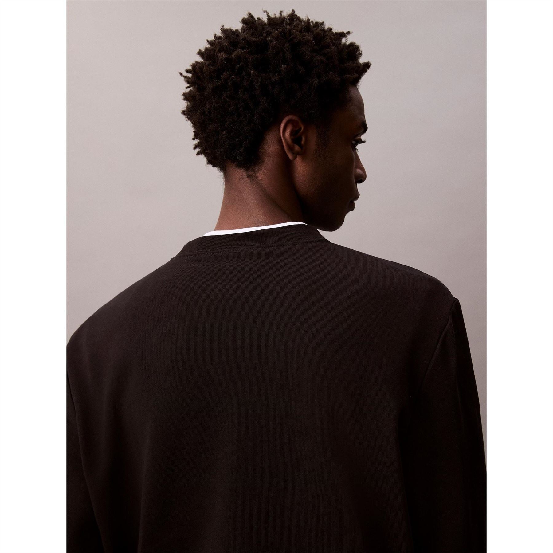 Calvin Klein Jeans Woven Box Crew Sweatshirt