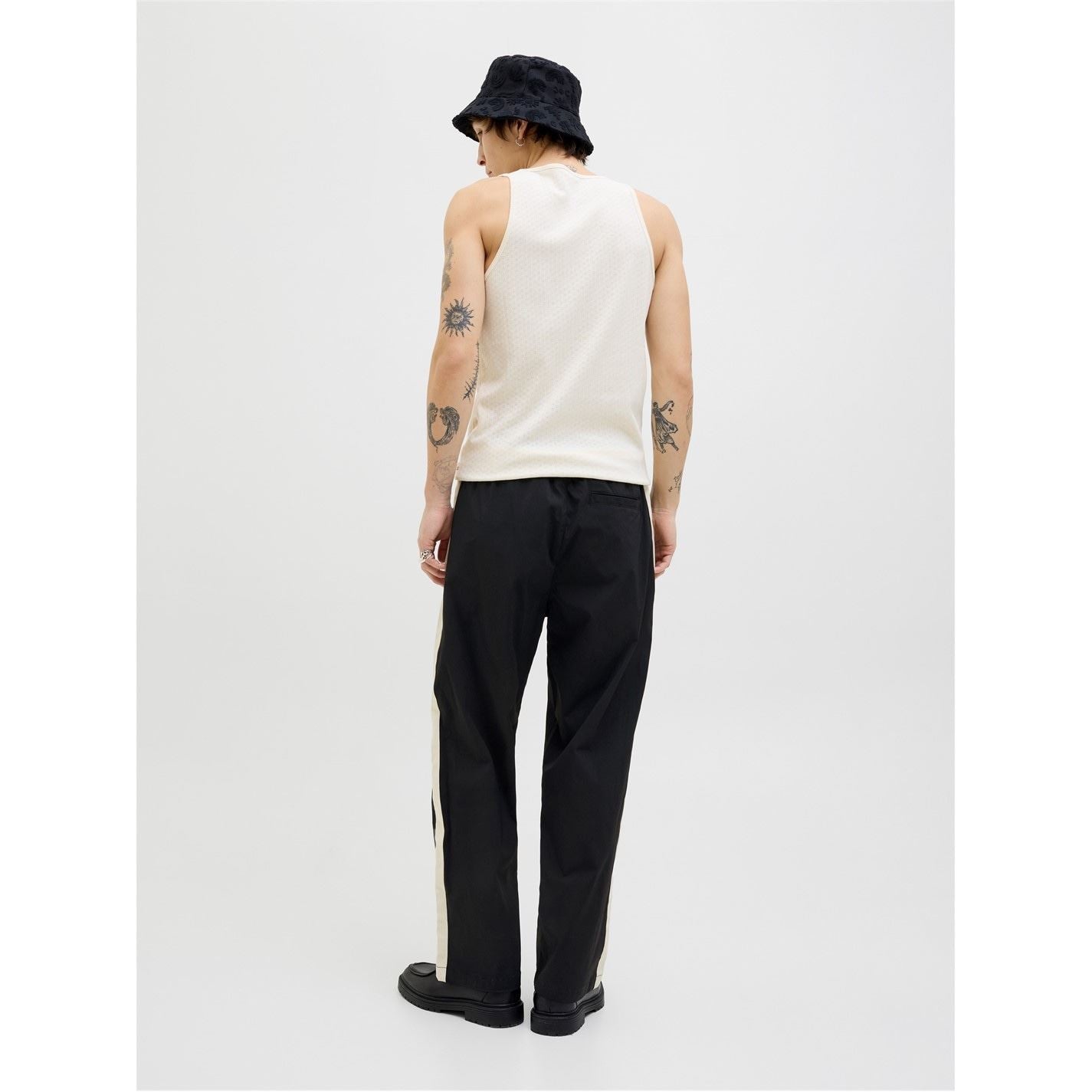 Jack and Jones Owen Stripe Patterned Wide Leg Joggers