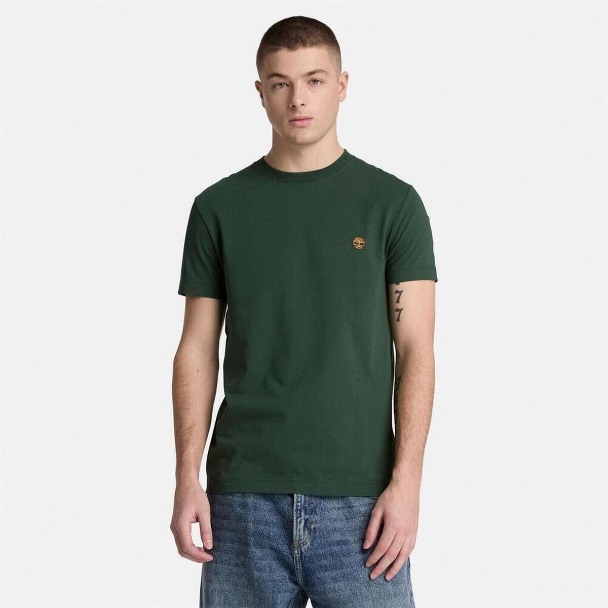 Timberland Dunstan River Timberland Logo Crew Neck Short Sleeve T-Shirt