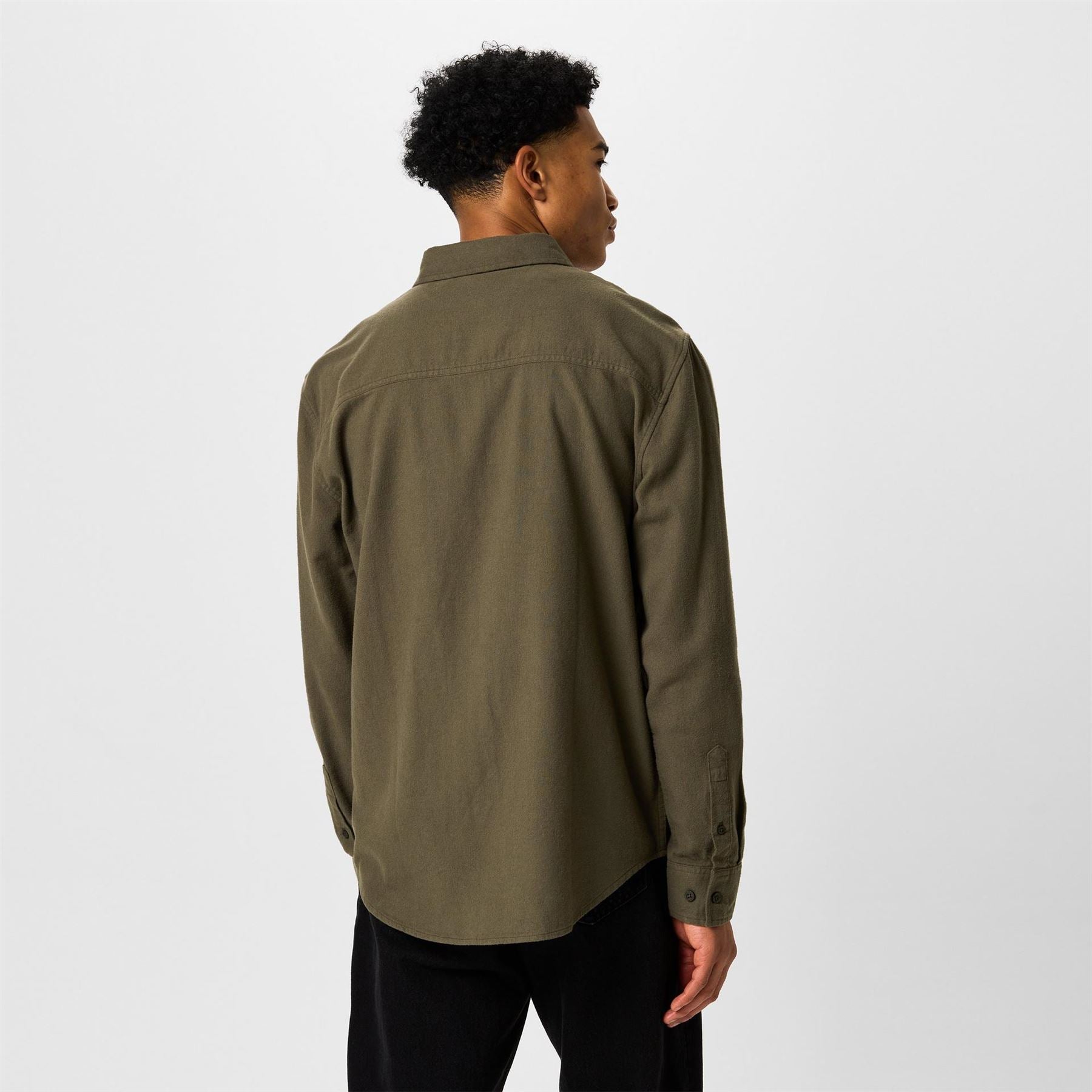 Jack Wills Mens Plain Flannel Shirt