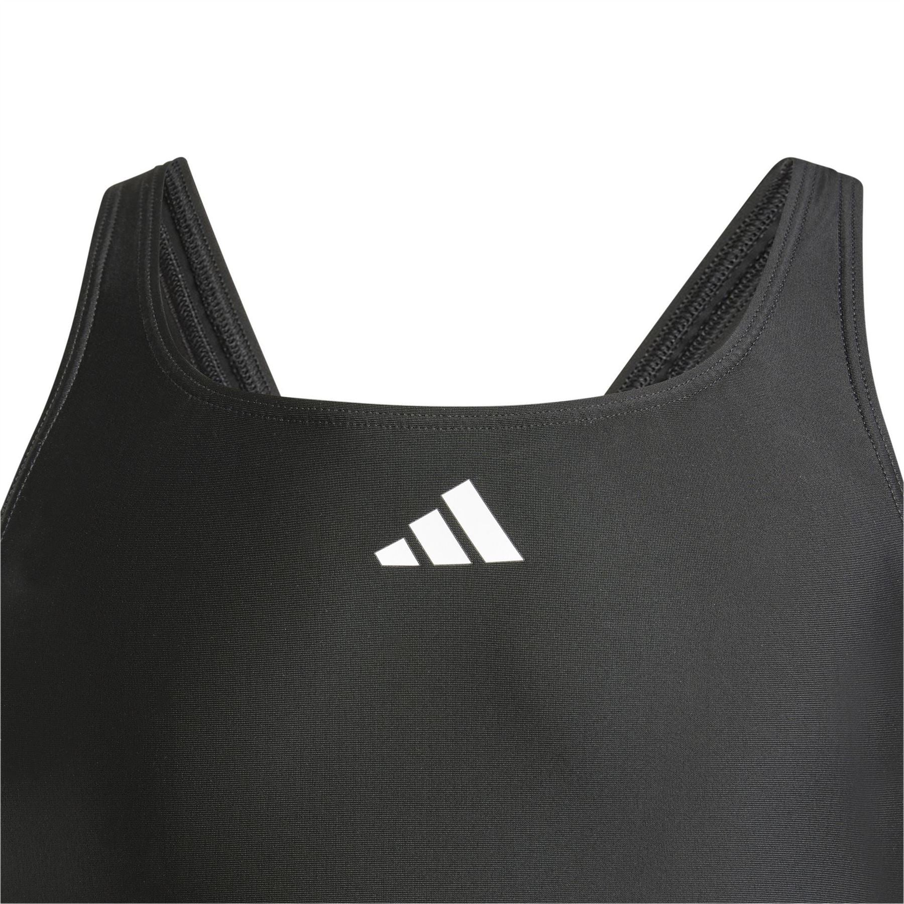 adidas Three Stripe Swimsuit Junior Girls