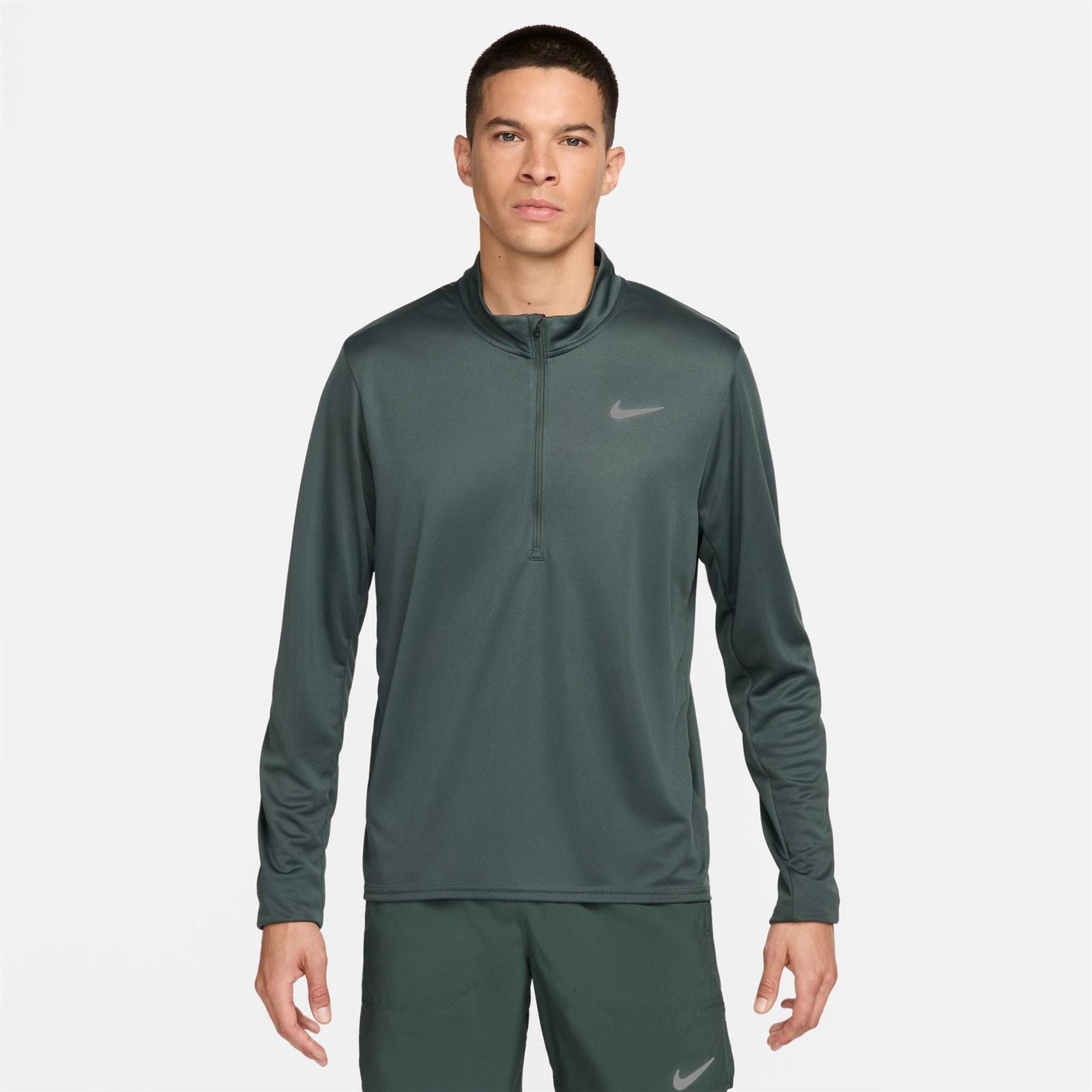 Nike Mens Half Zip Core Long Sleeve Running Top