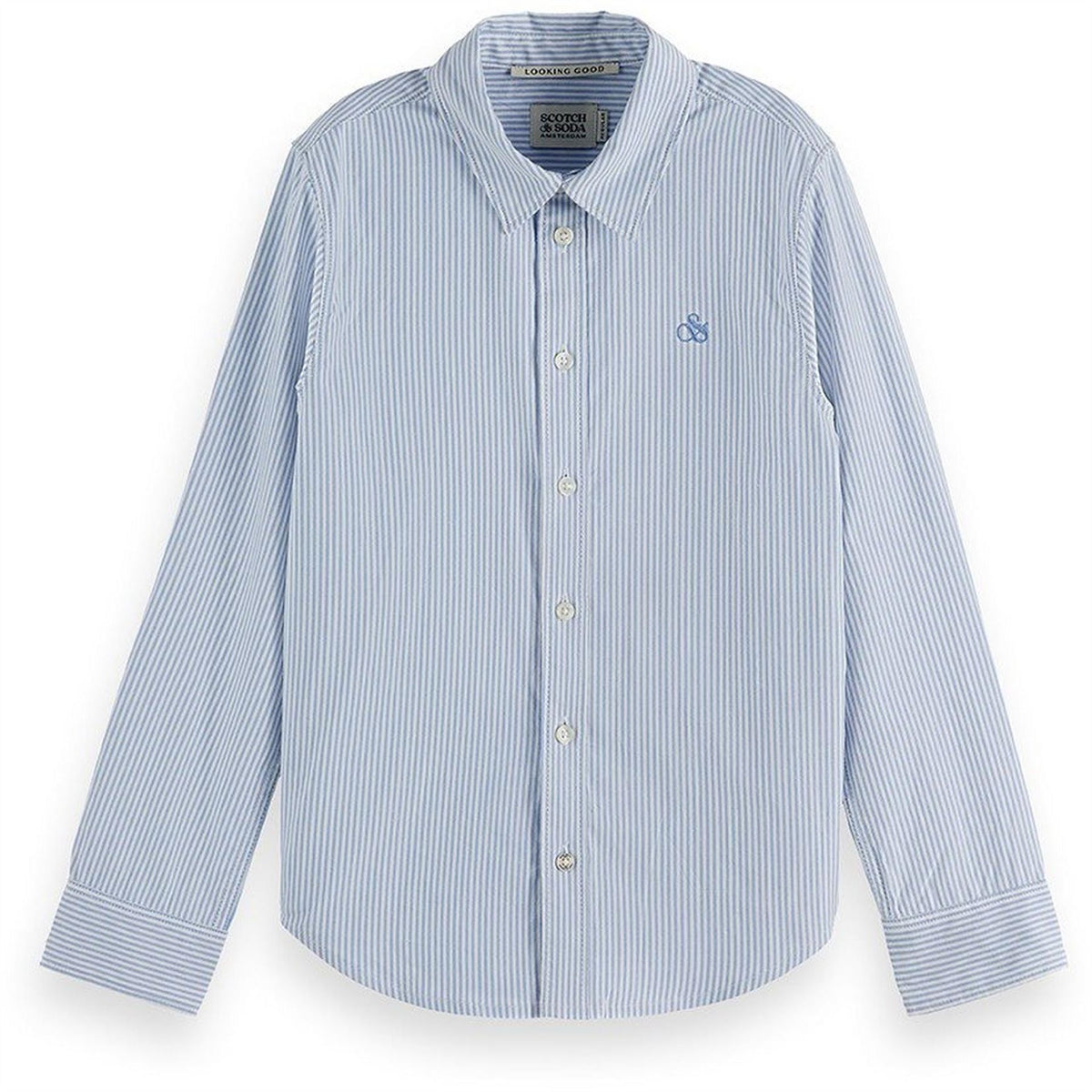 Scotch and Soda Long Sleeve Oxford Shirt
