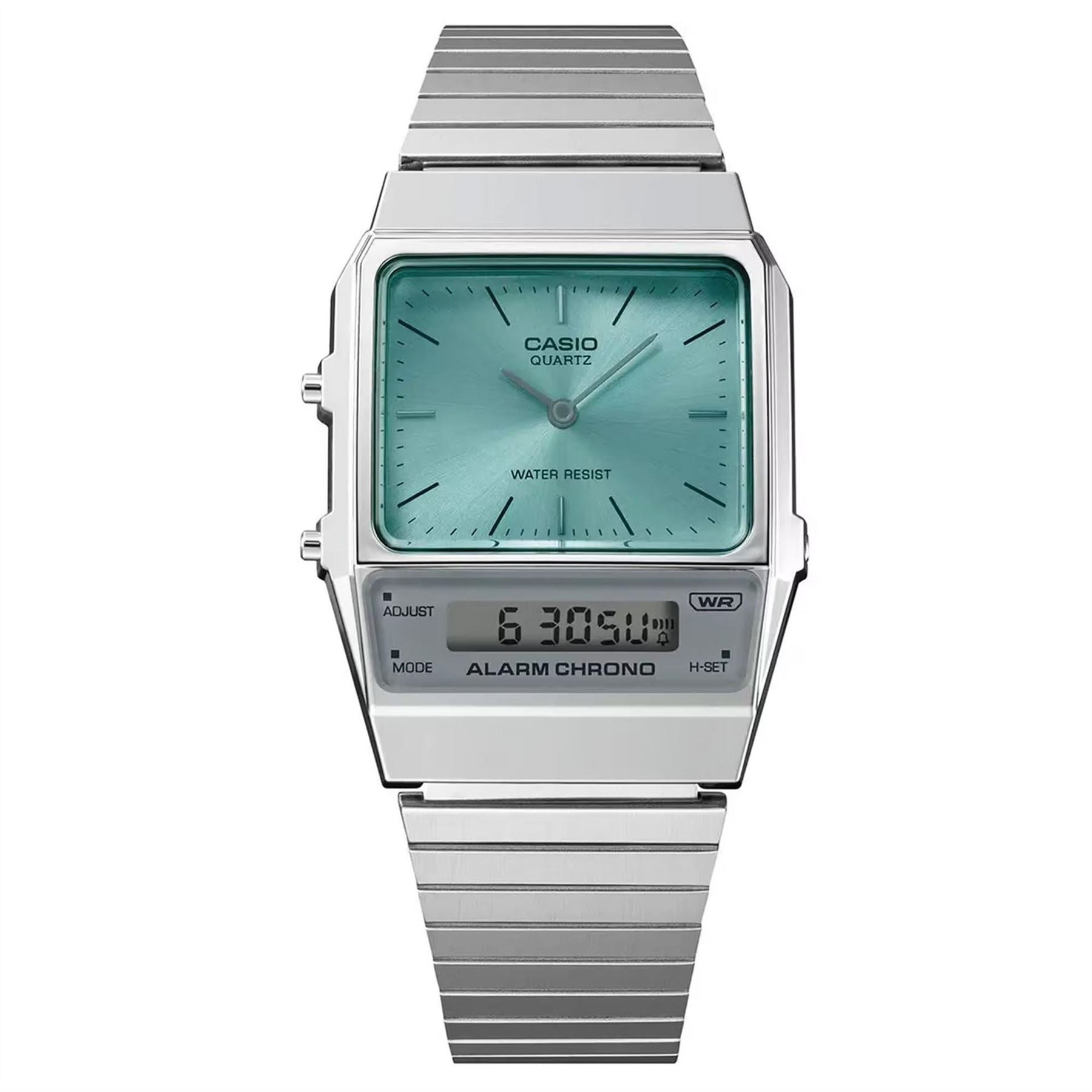 Casio Vintage Quartz Stainless Steel Digital Watch