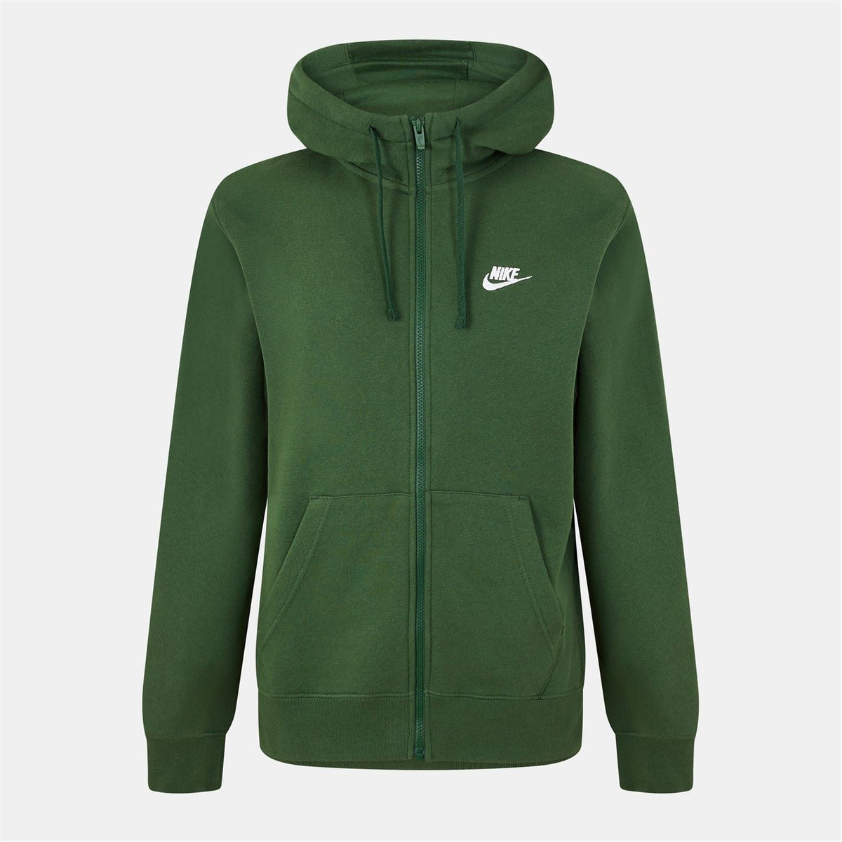 Nike Mens Sportswear Club Fleece Full Zip Hoodie