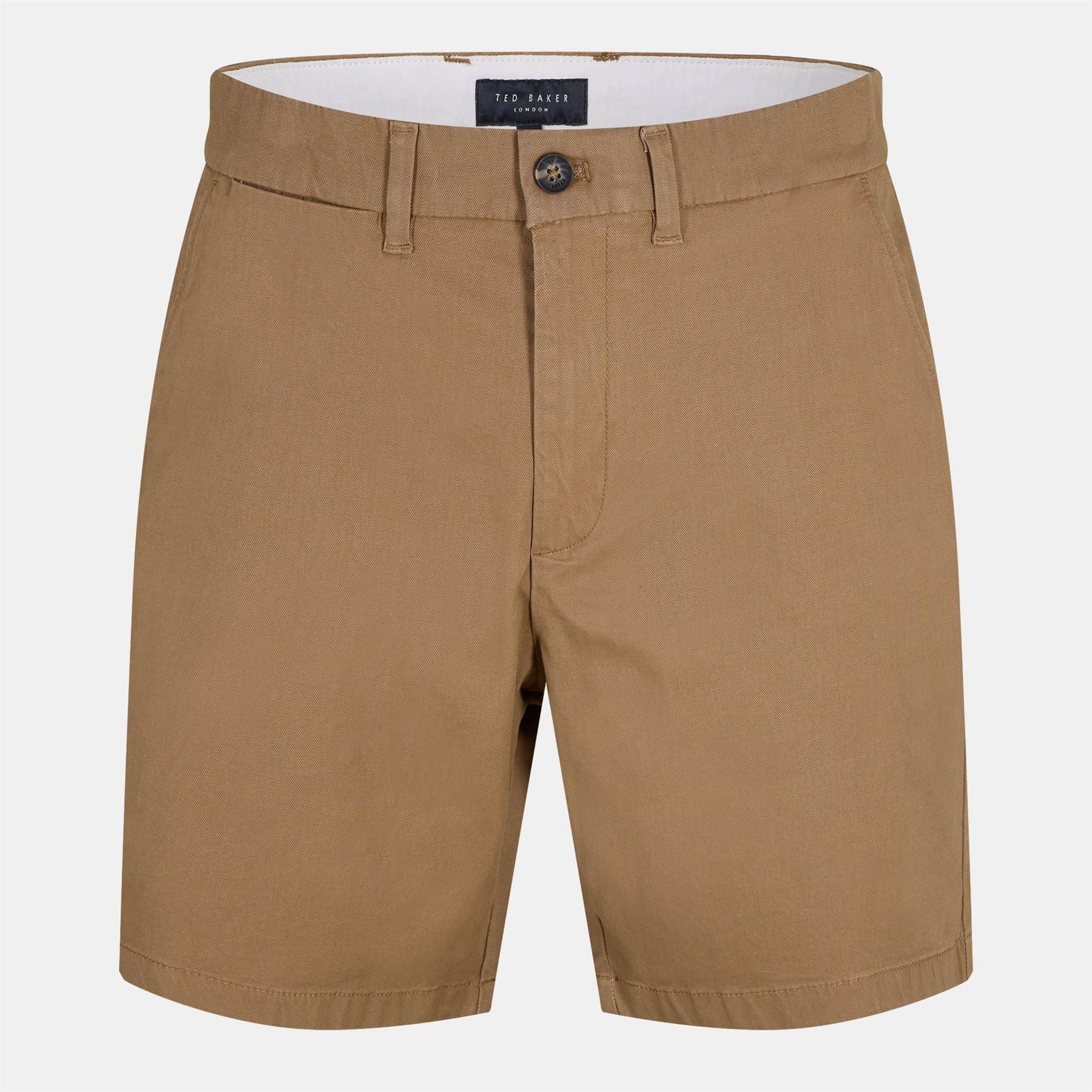 Ted Baker Solid Patterned Chino Shorts