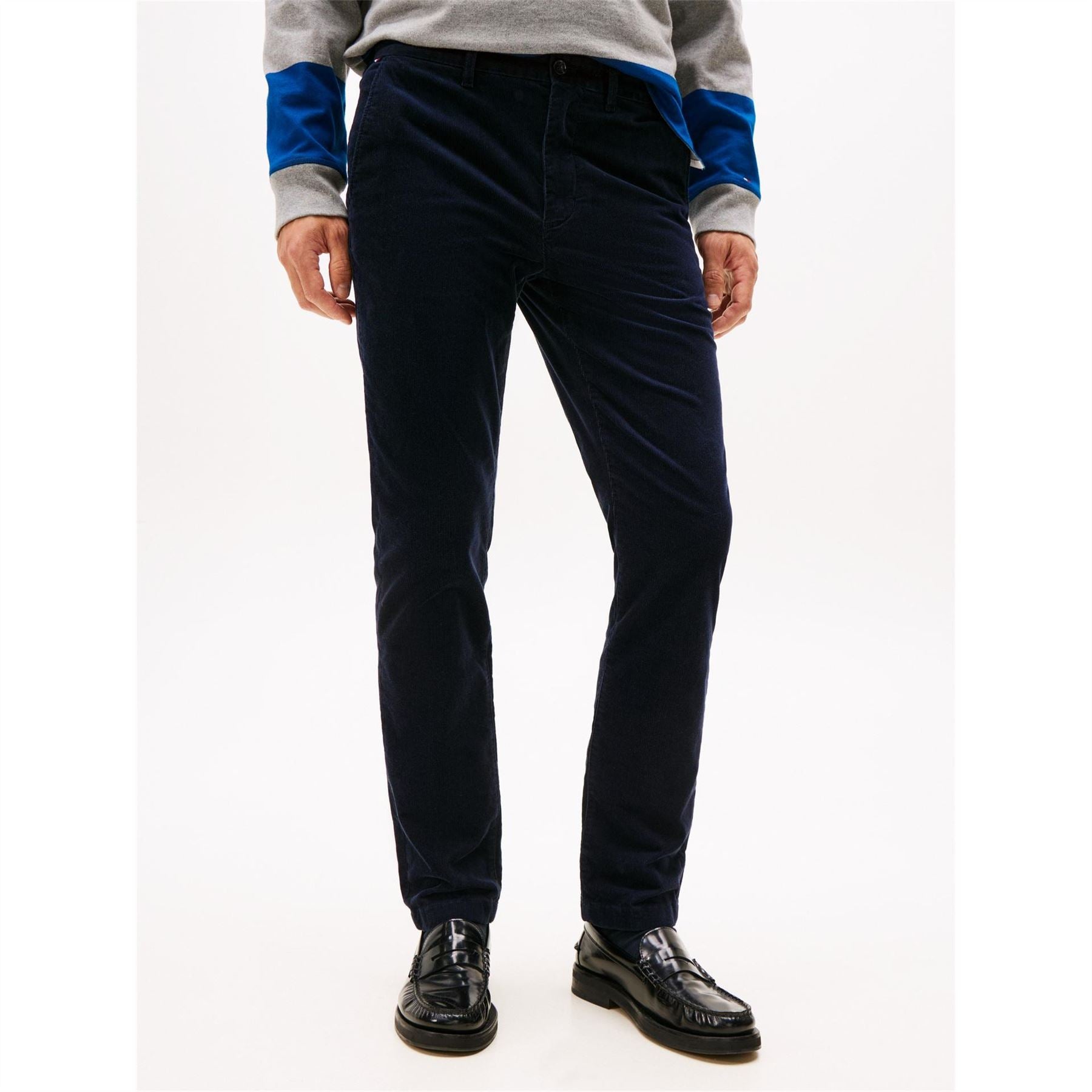 Tommy Hilfiger Denton Solid Patterned Straight Chinos