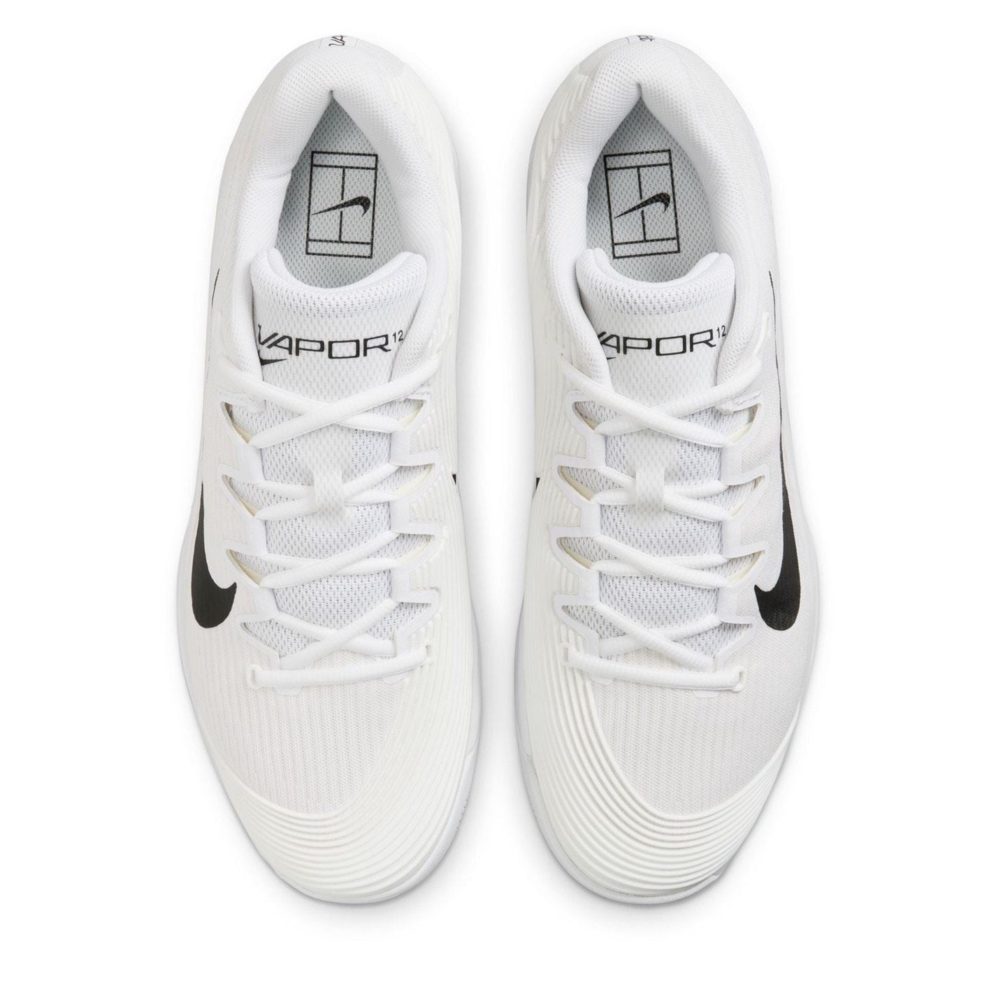 Nike Vapor Low Top Ribbed Flat Heel Sneakers