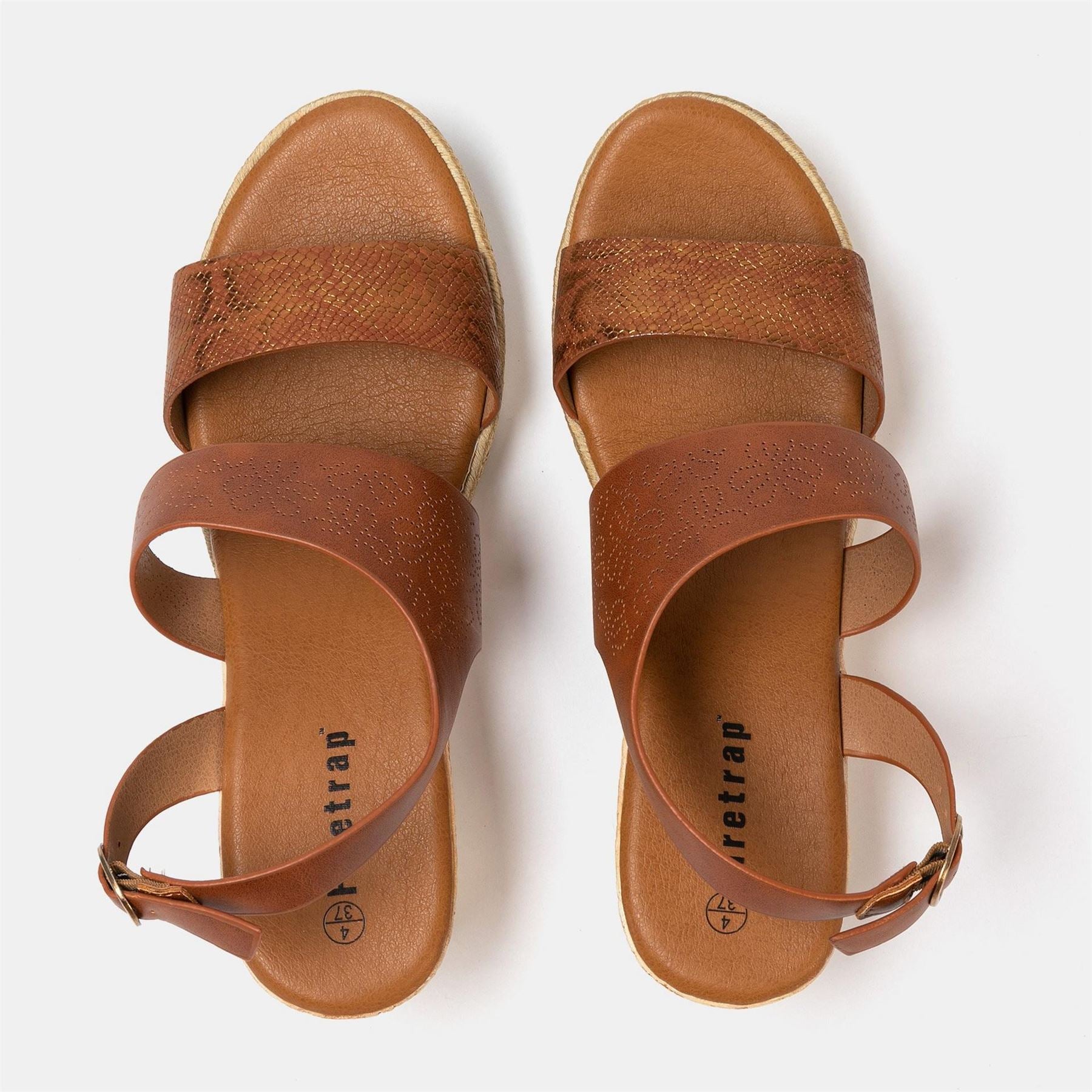 Firetrap Ella Ladies Back Strap Wedge Sandals