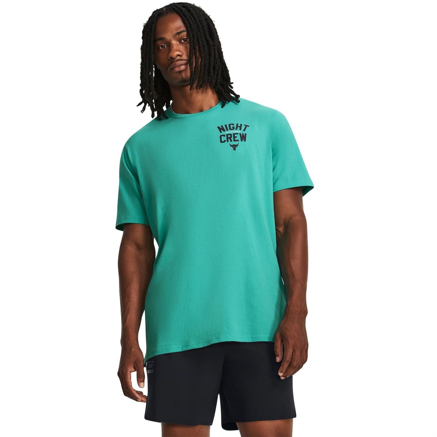 Under Armour Project Rock Night Graphic Crew Neck T-Shirt