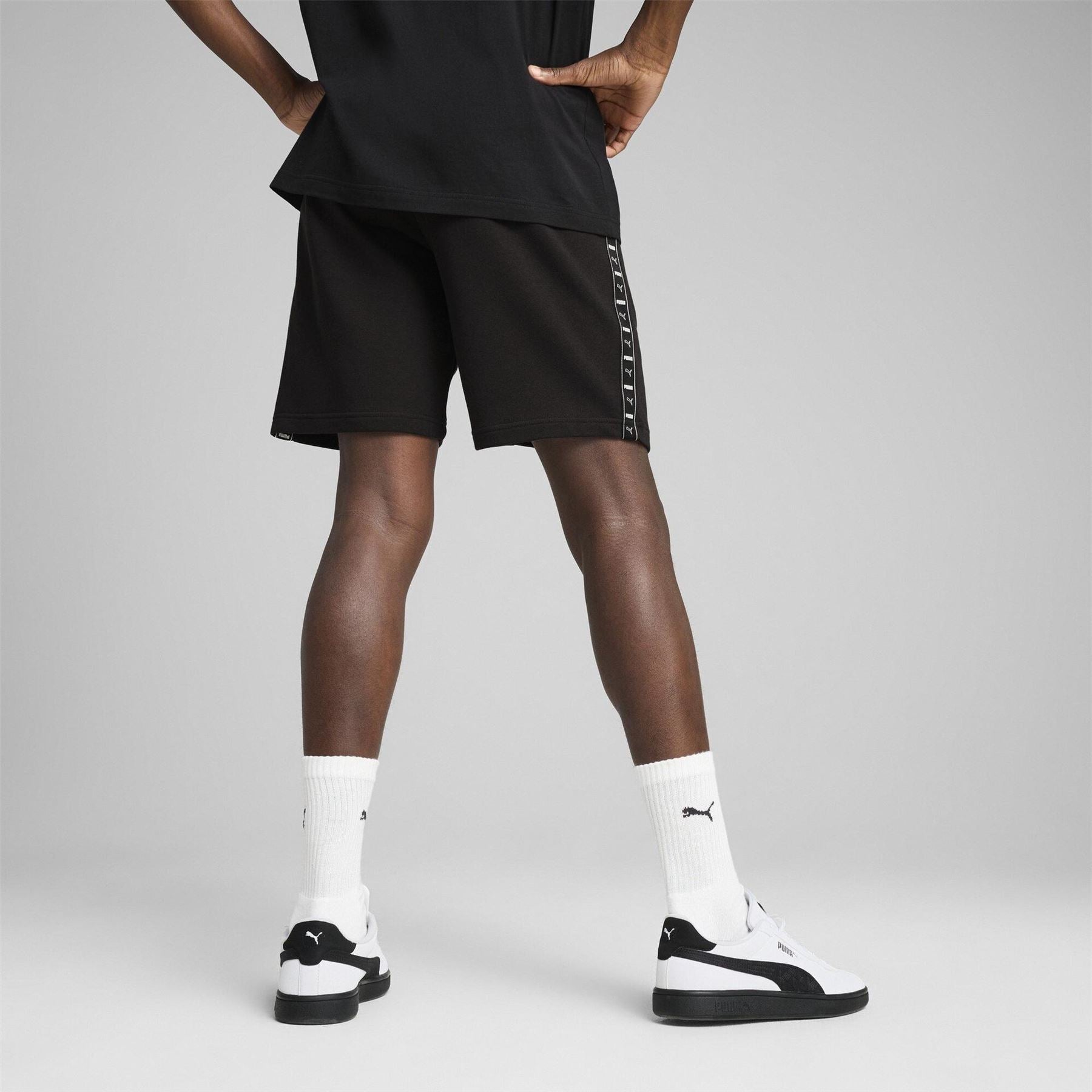 Puma Tape Bermuda Shorts with Elasticated Waistband