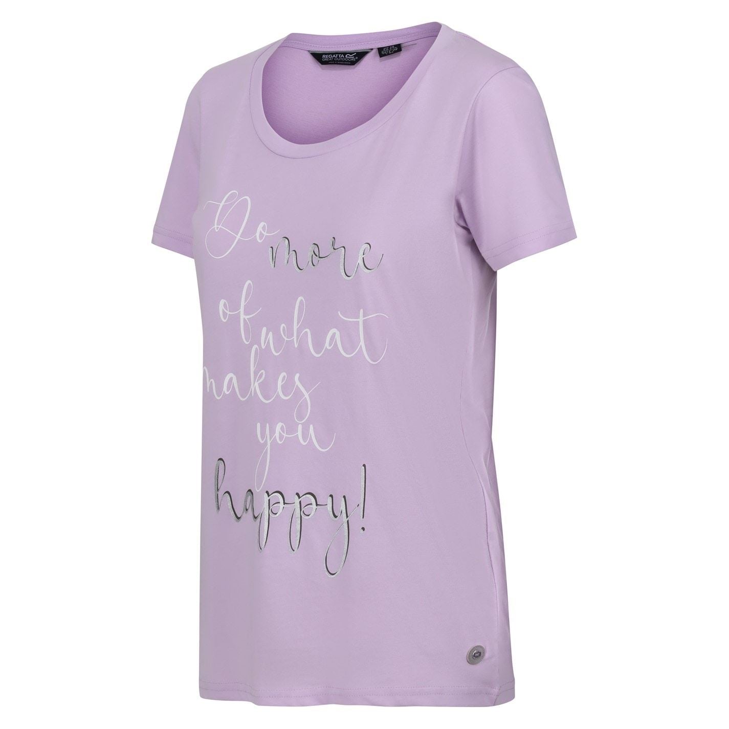 Regatta Scoop Neck Lettering Regular Fit T-Shirt