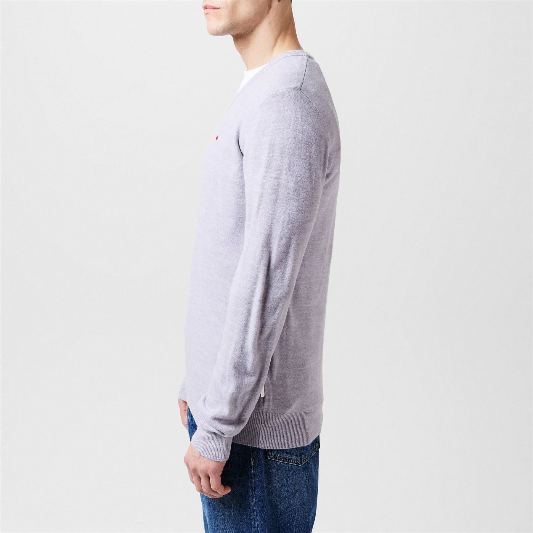 Lee Cooper Cooper Long Sleeve V Neck Jumper