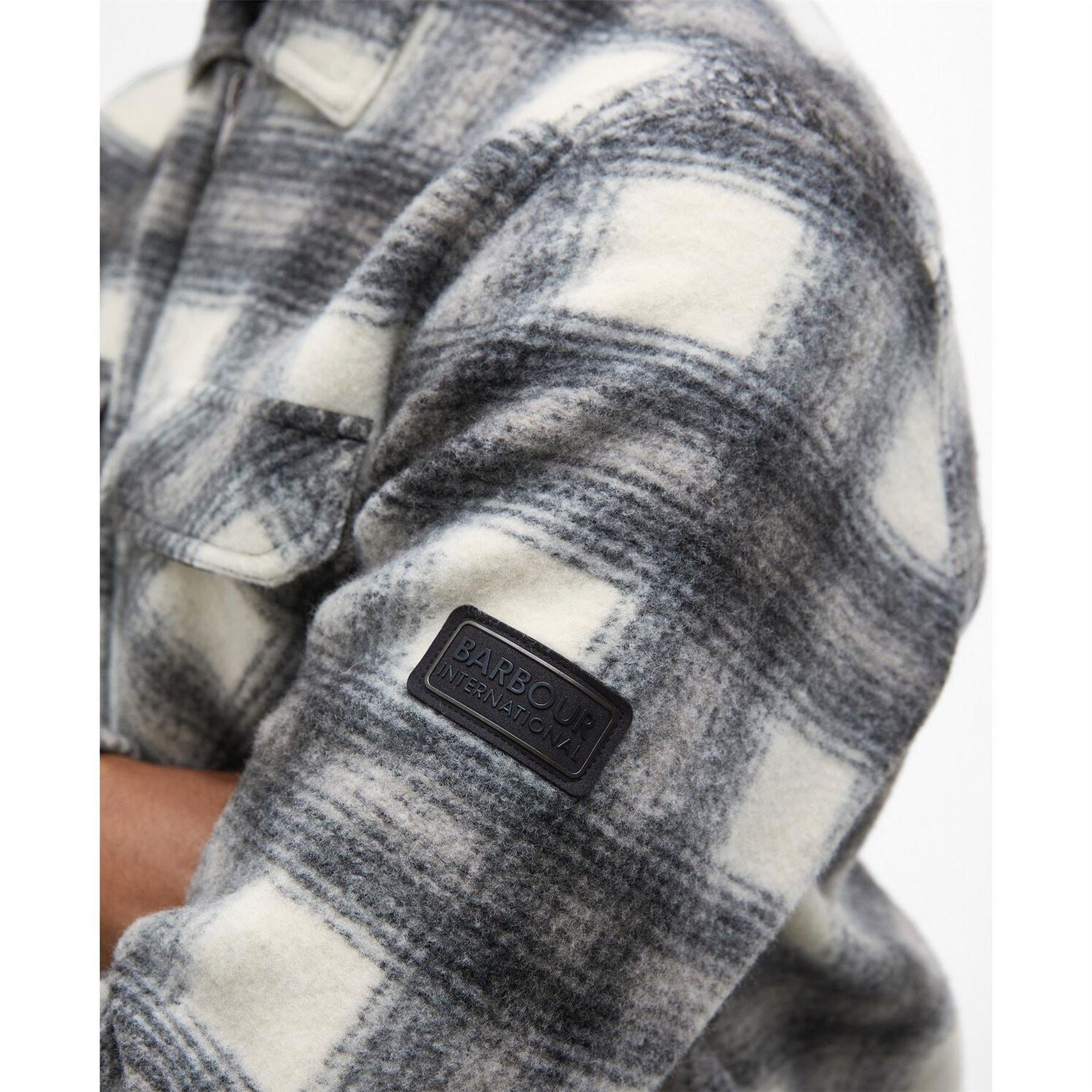 Barbour International Clayton Brushed Fleece Overshirt