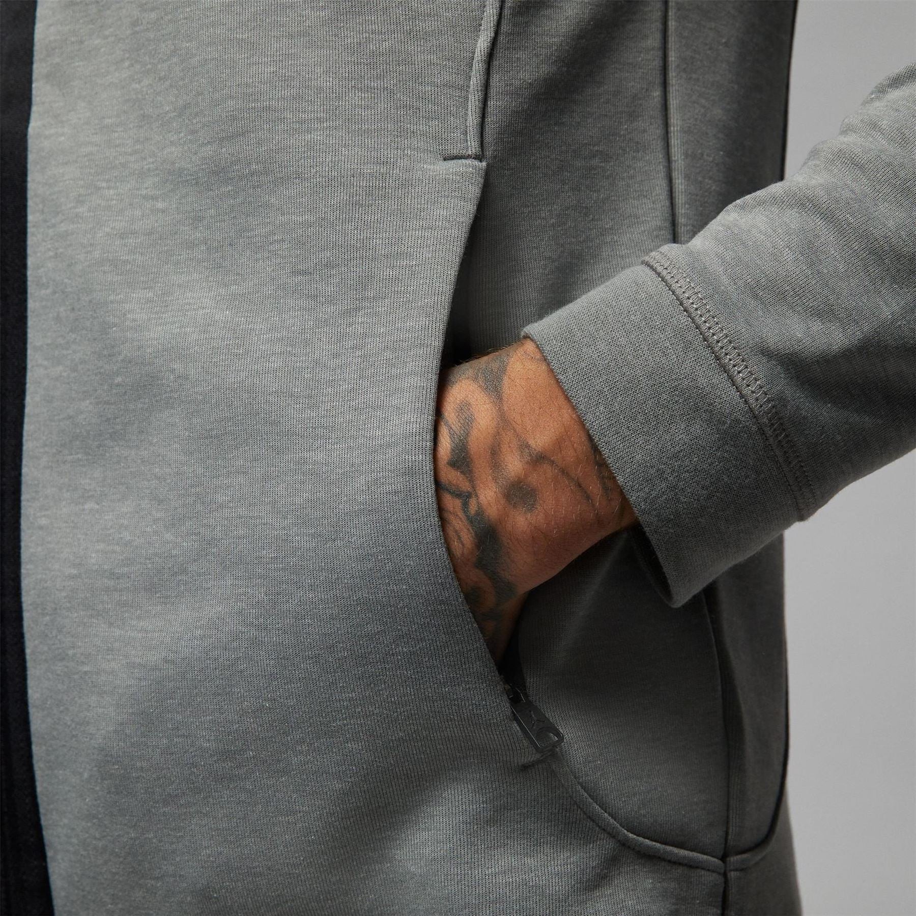 Air Jordan Mens Jordan Dri Fit Sport Air Fleece Full Zip Hoodie