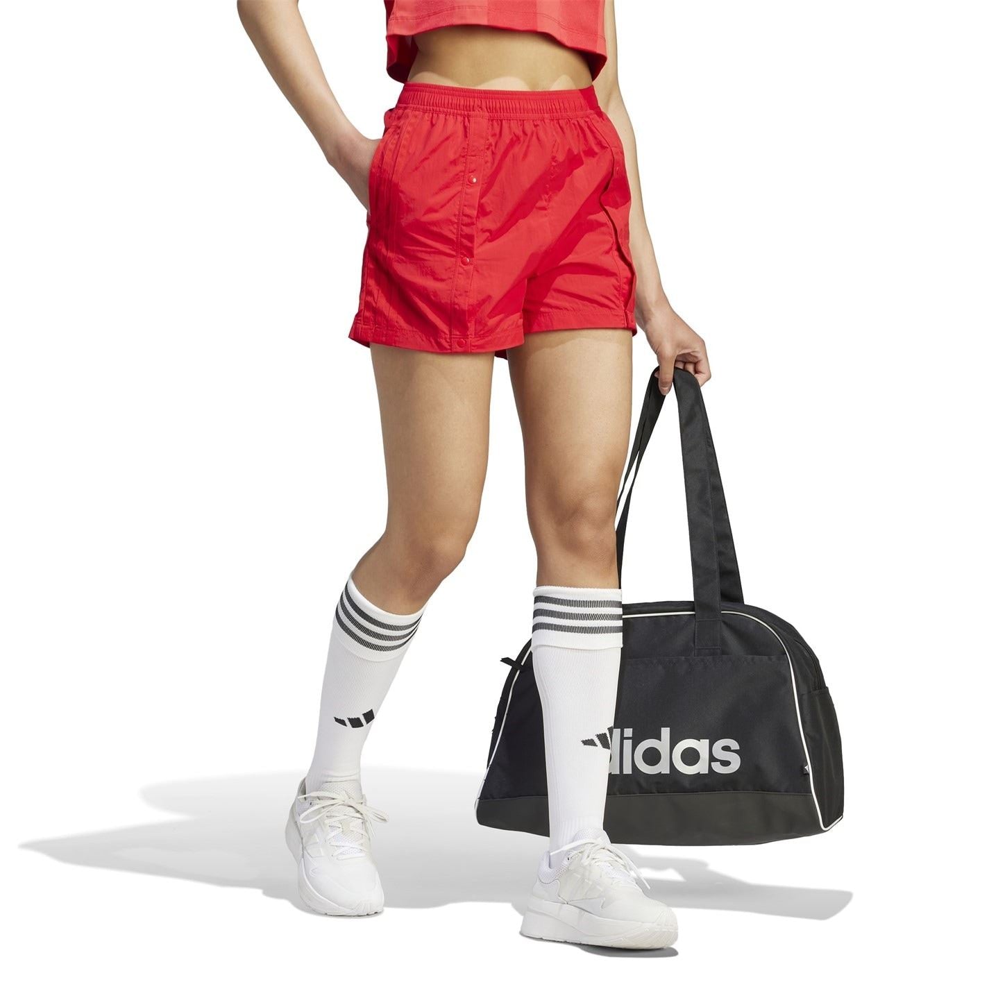 adidas Womens Snap Button Shorts