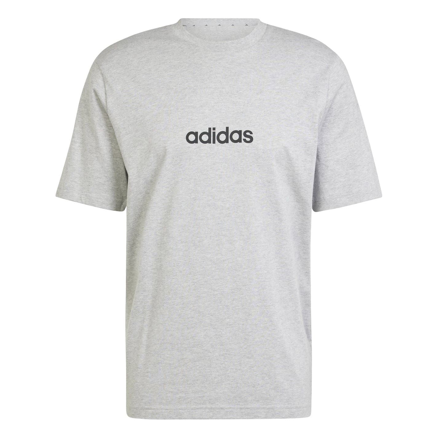 adidas Mens Essentials Single Jersey Logo T-Shirt