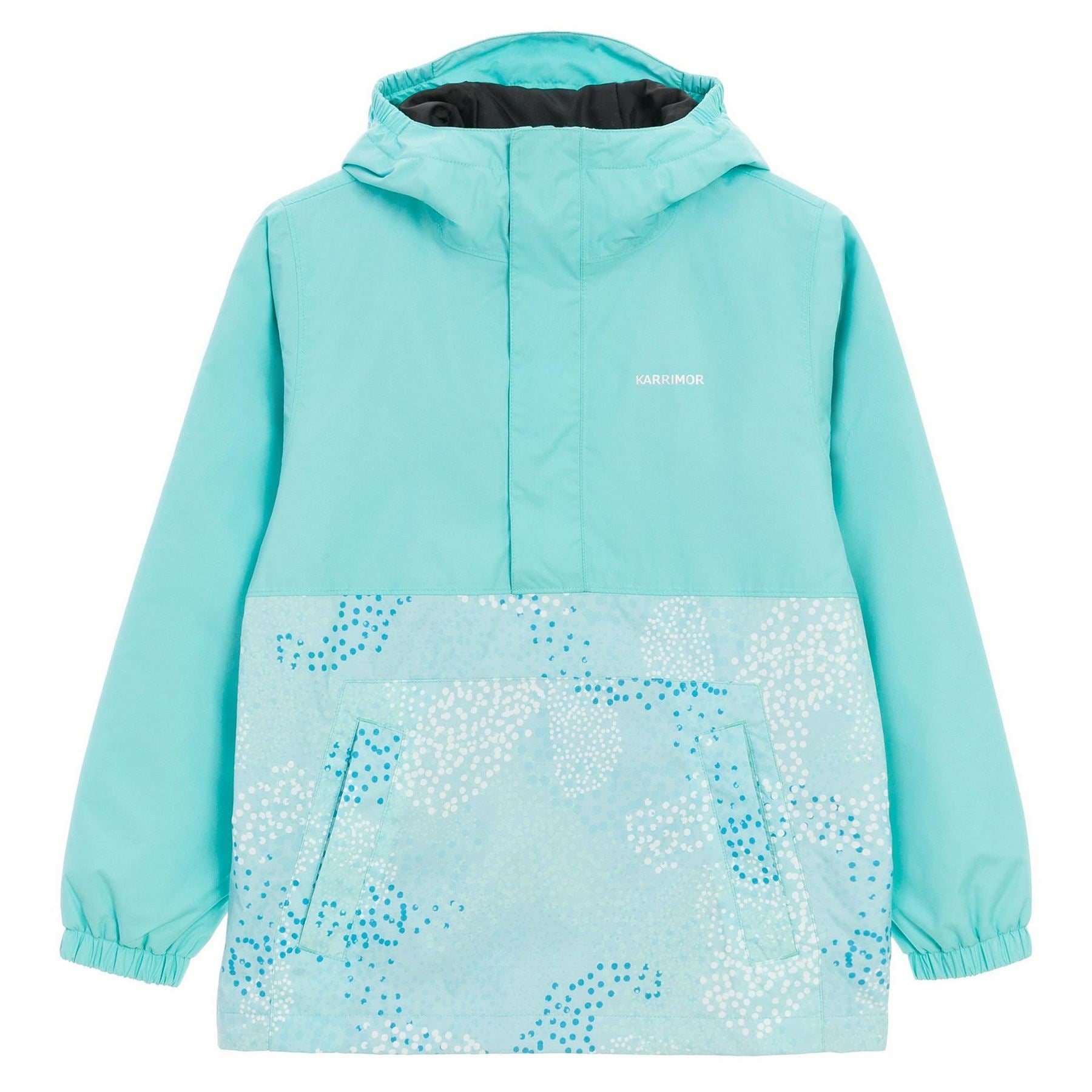 Karrimor Half Zip Windproof Hooded Long Sleeve Padded Softshell Jacket