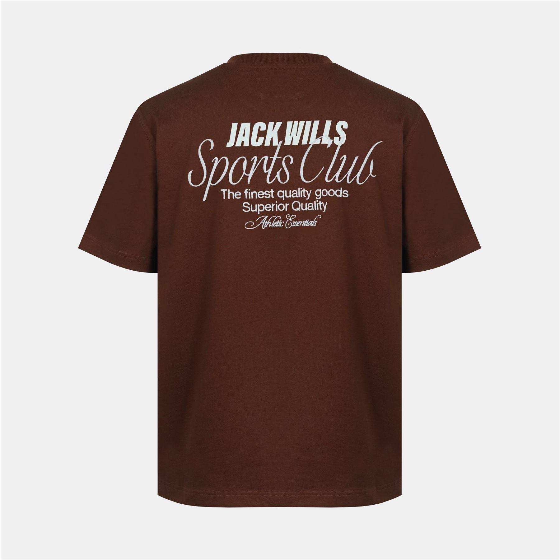 Jack Wills Script Mix Cotton Short Sleeve Oversized T-Shirt