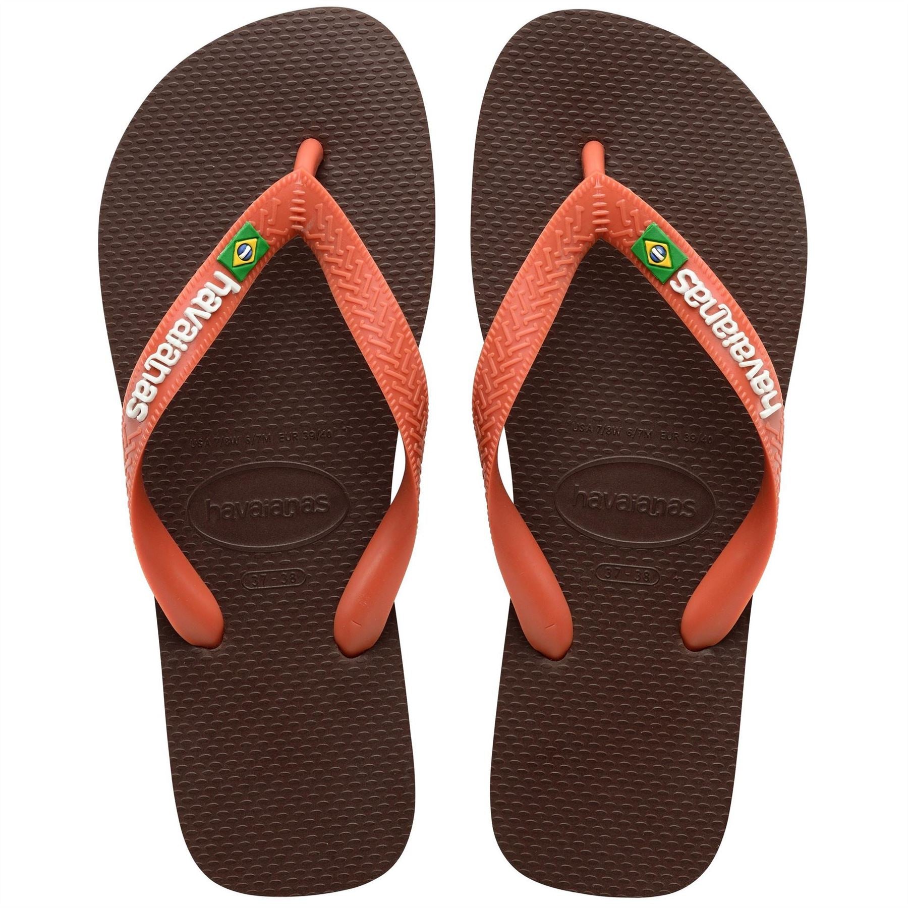 Havaianas Womens Hav. Brasil Logo Ruby Red Ruby Red Flip Flops