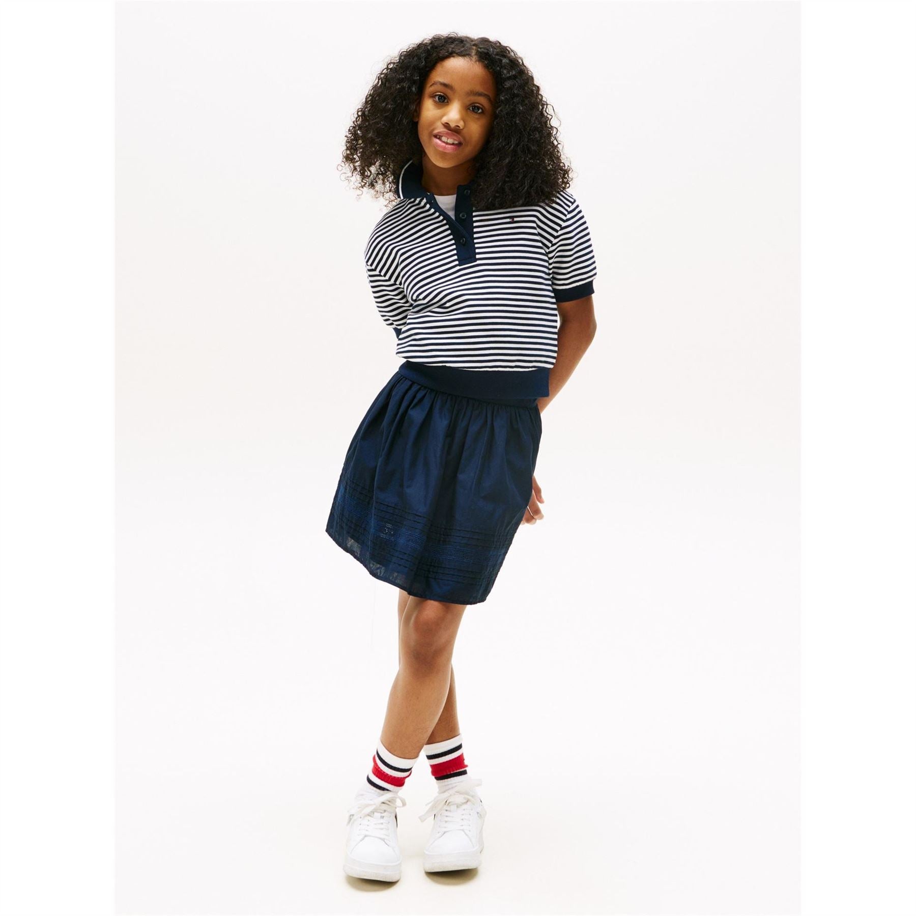 Tommy Hilfiger Striped Short Sleeve Polo Shirt