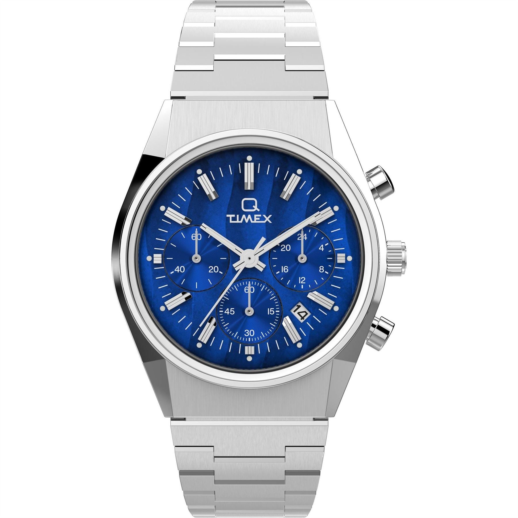 Timex Q Continental Racing Steel Bracelet Analogue Watch