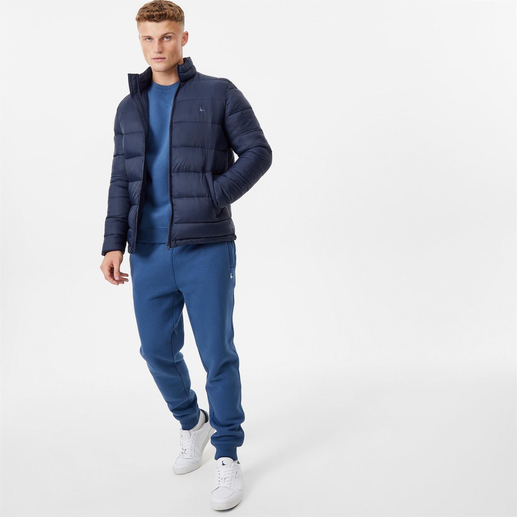 Jack Wills Kershaw Lightweight Long Sleeve Short Puffer Jacket