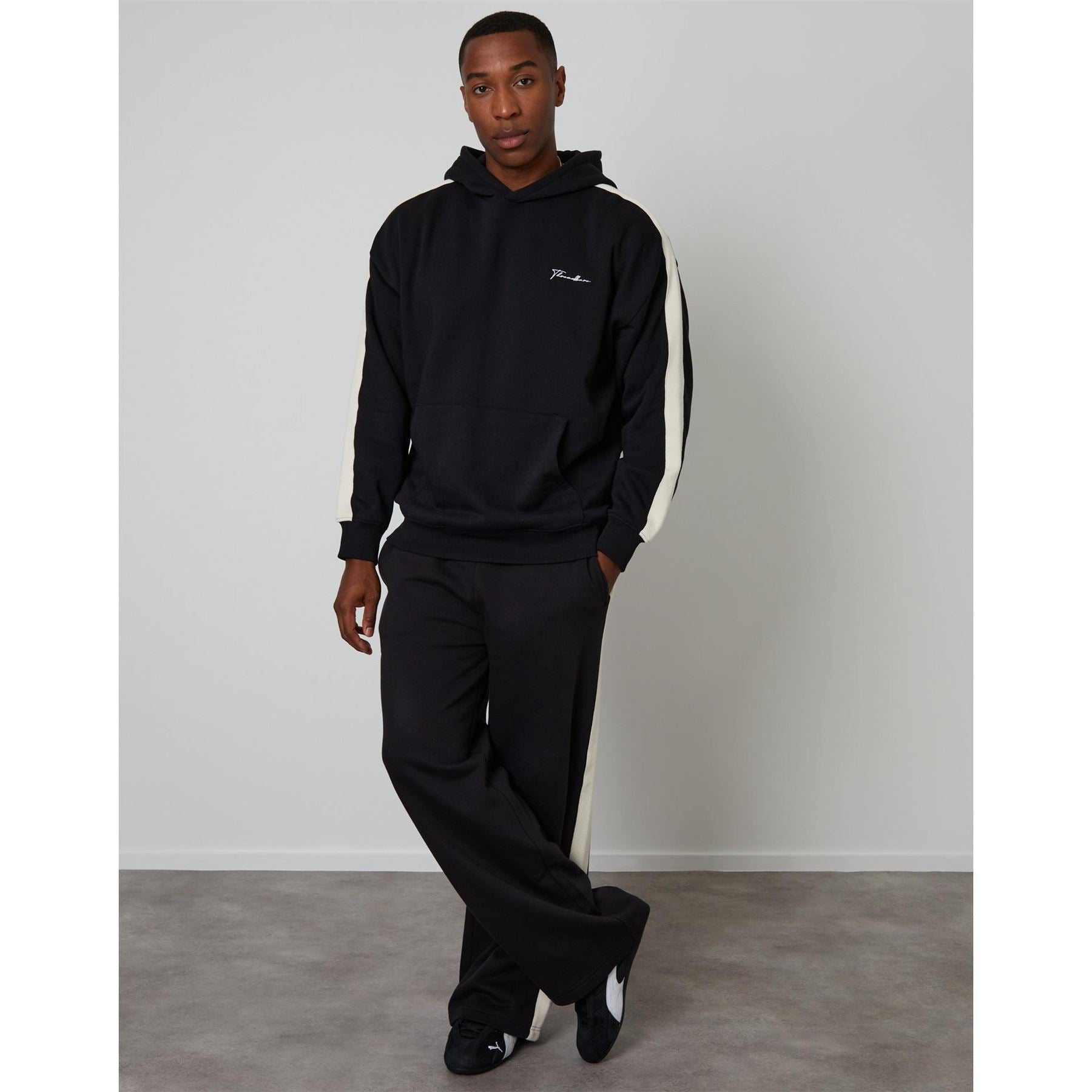 Threadbare Relaxed Fit Knitted Hoodie