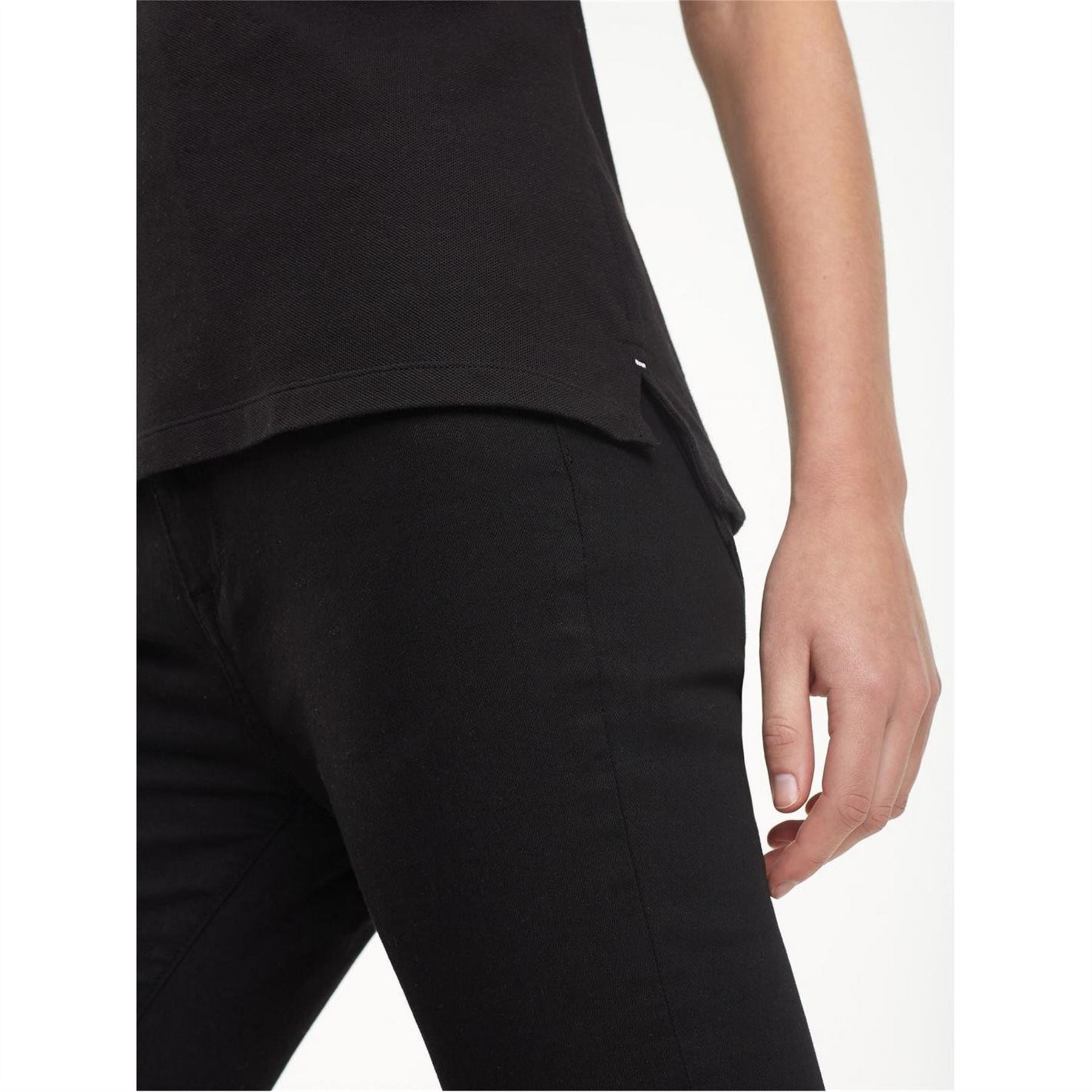 Tommy Hilfiger Short Sleeve Slim Fit Polo Shirt Ladies