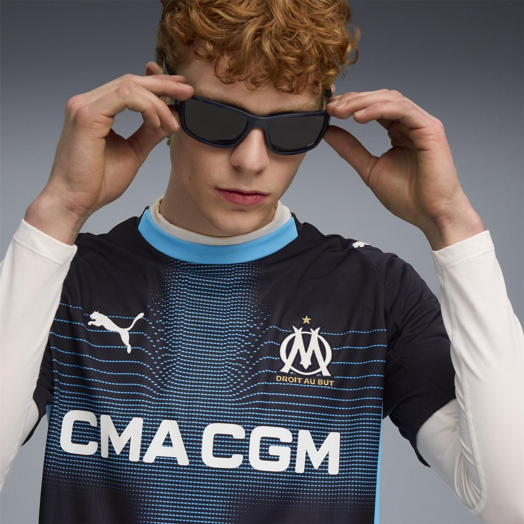 Puma Olympique Marseille Away Shirt 2025 2026 Adults