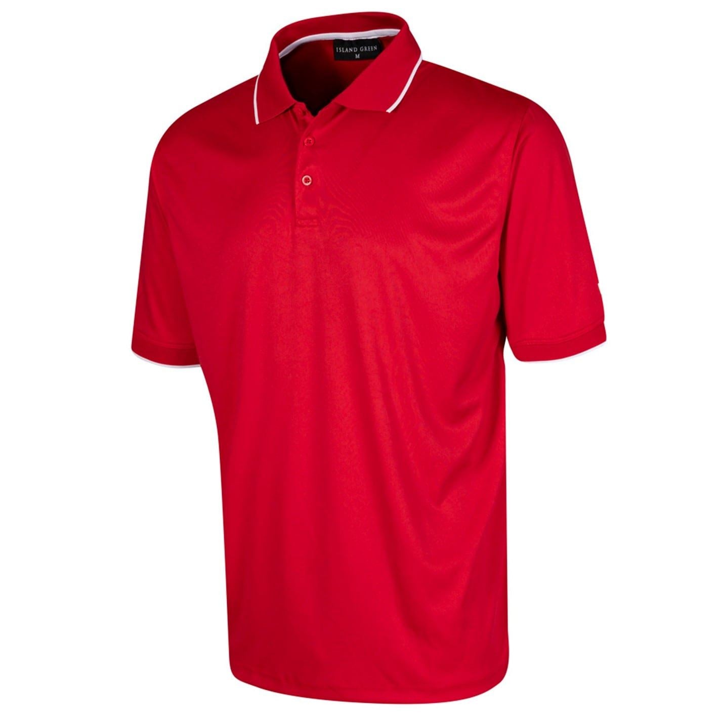 Island Green Performance Polo Golf Shirt Mens