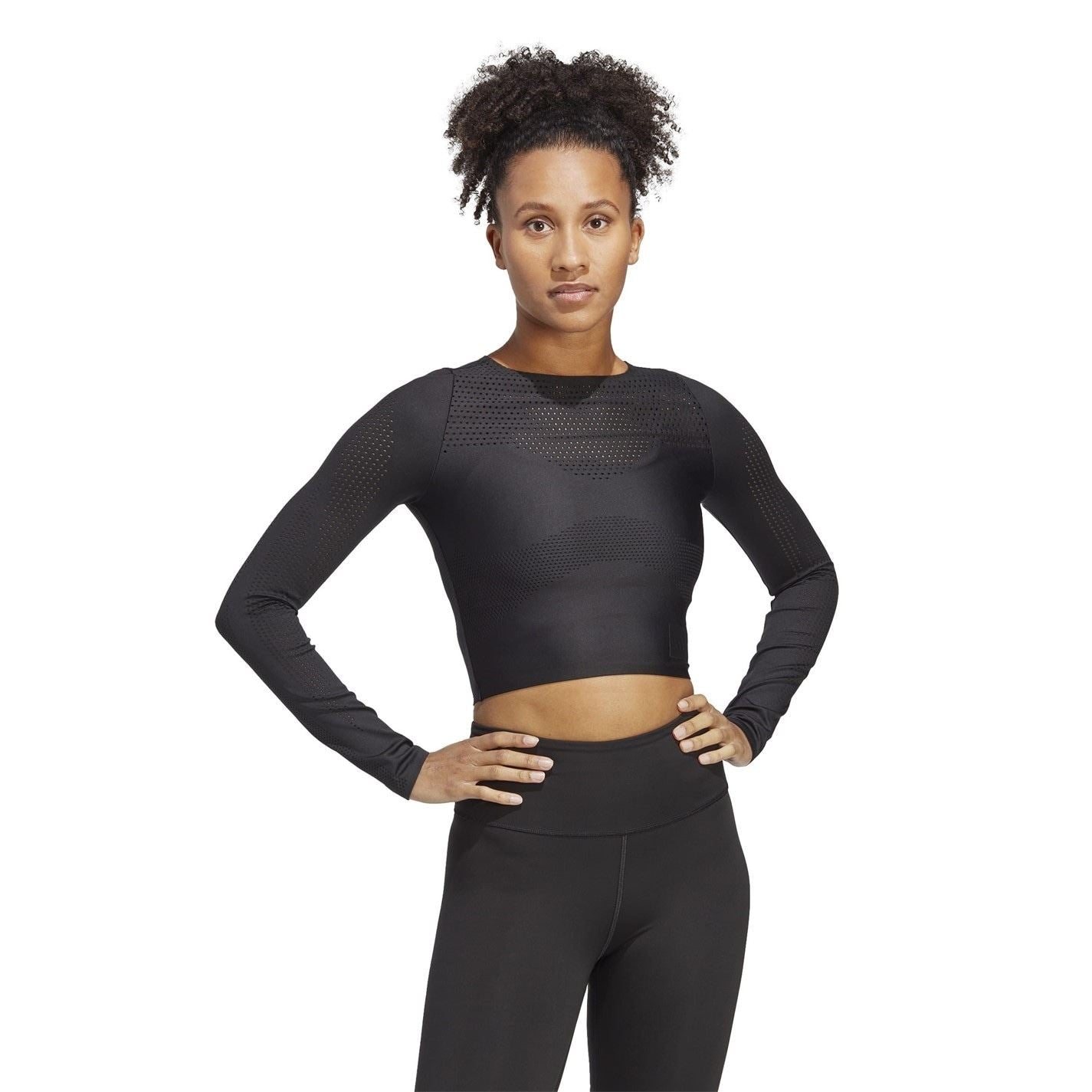 adidas Pacer Slim Fit Crew Neck T-Shirt