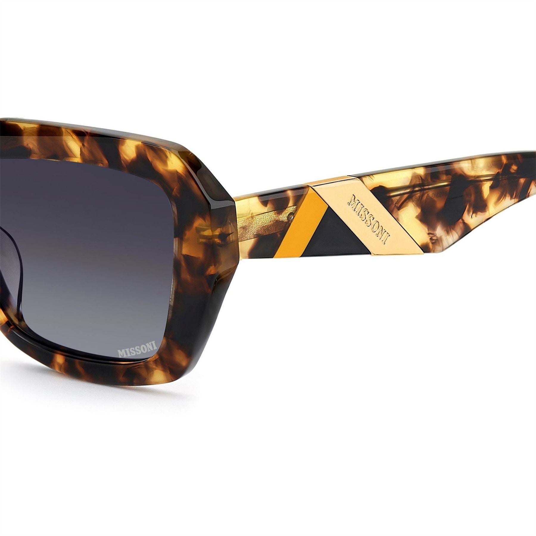 Missoni Rectangular Round Sunglasses