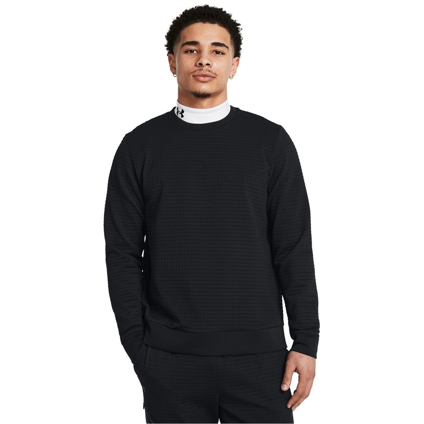 Under Armour Unstoppable Crew Neck Ribbed Collar Long Sleeve Sweater