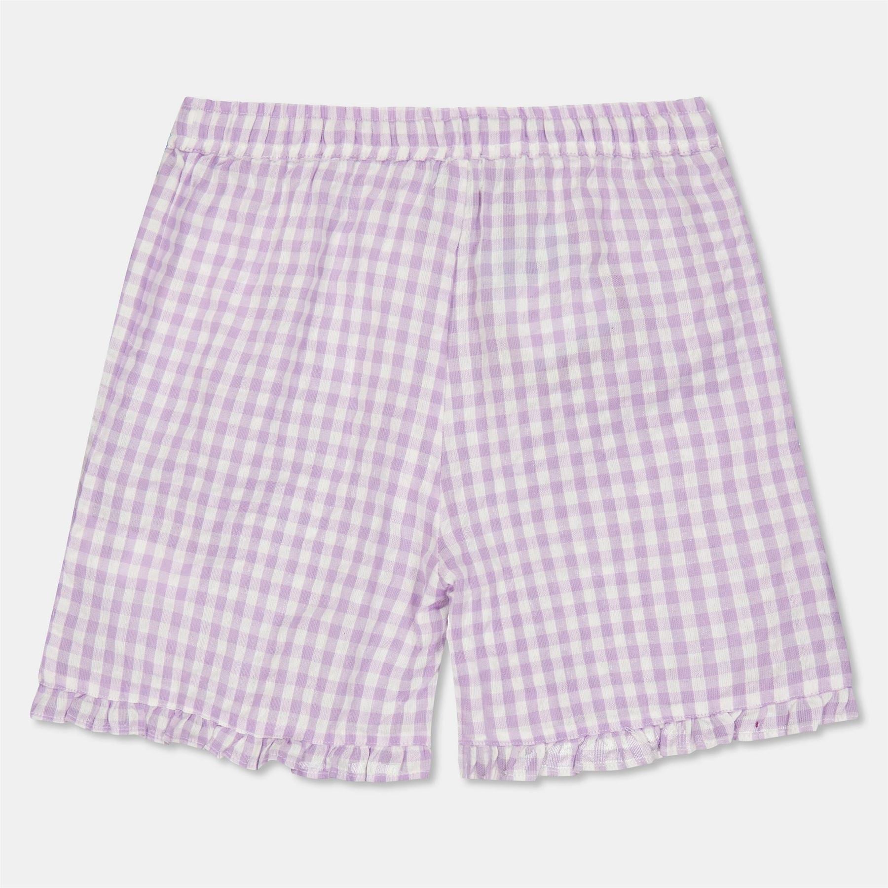 Lilly and Sid Mouse Gingham Ruffle Hem Shorts