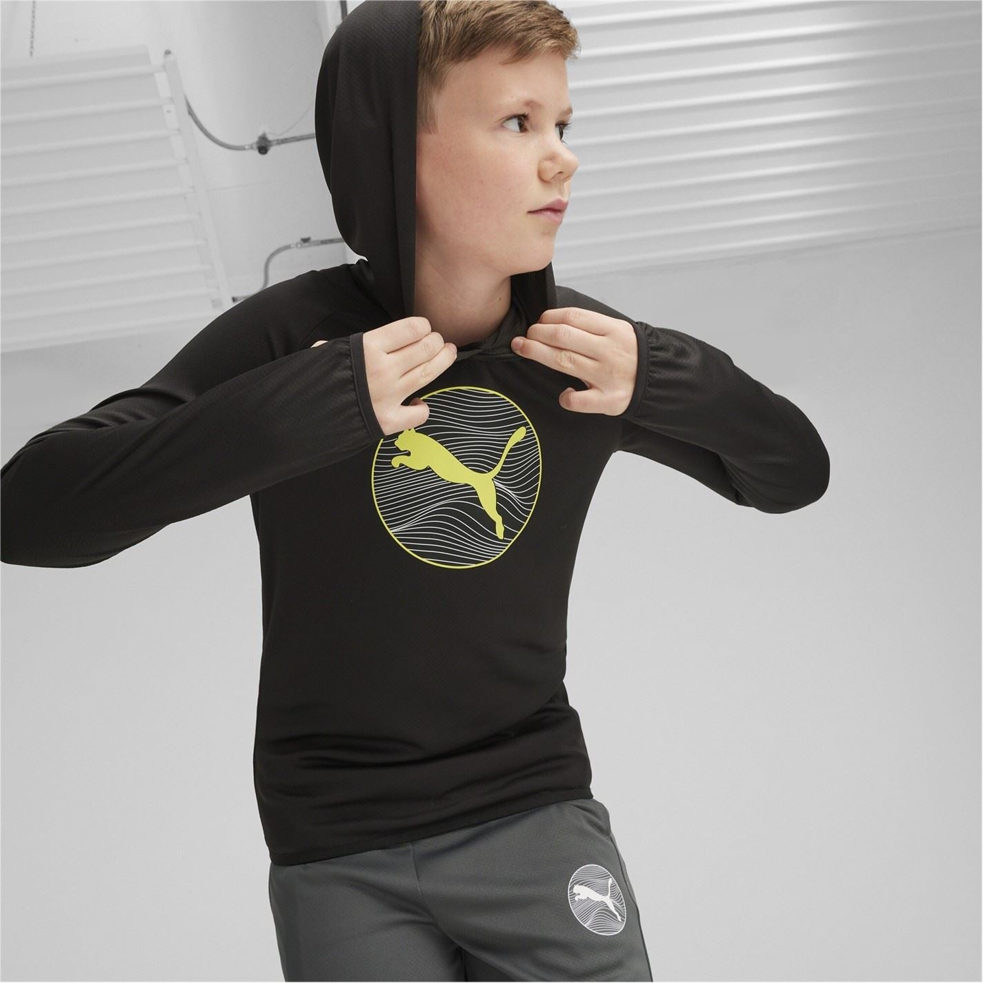 Puma Active Sports Poly Hoodie B Hoody Unisex Kids