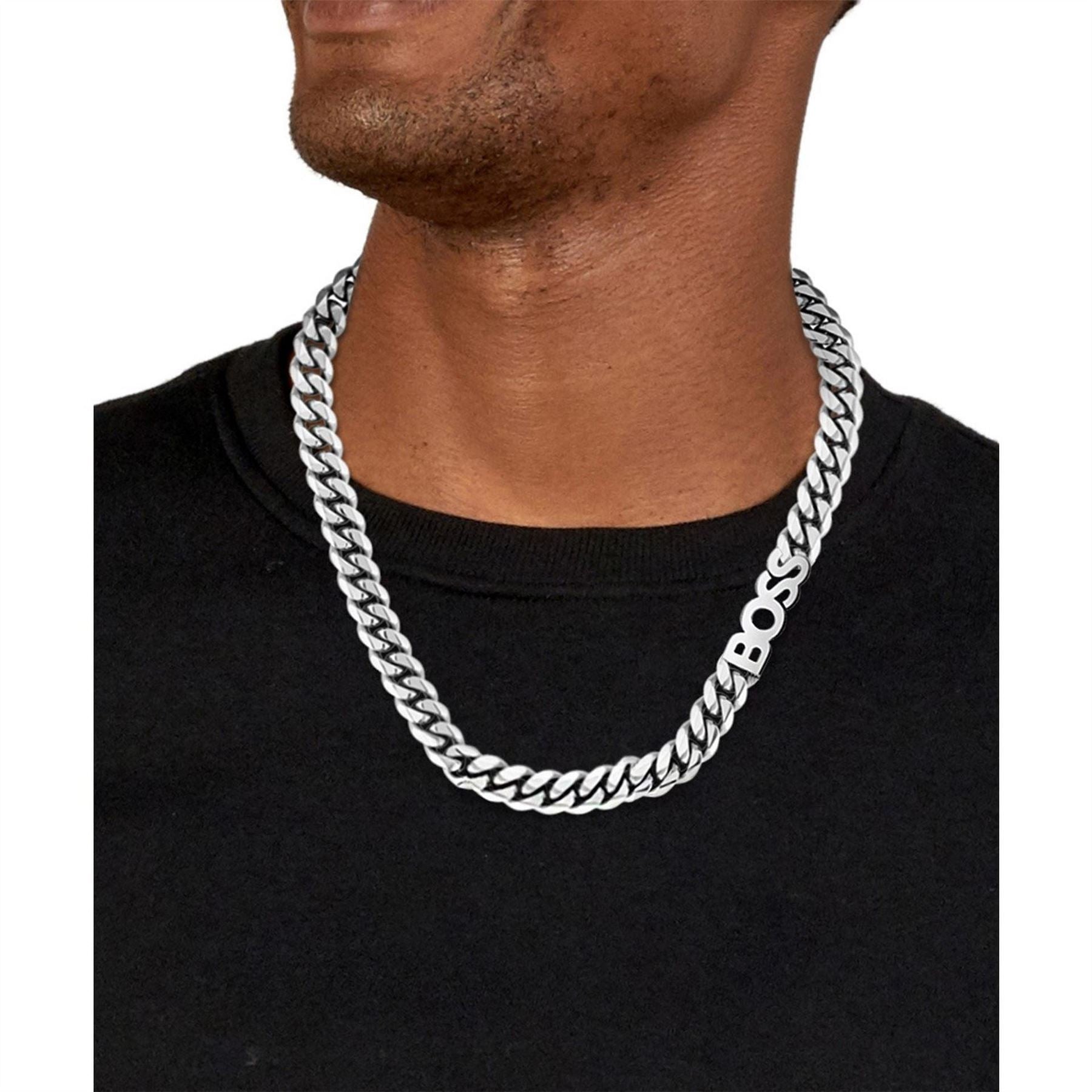 Boss Kassy Chain Stainless Steel Necklace