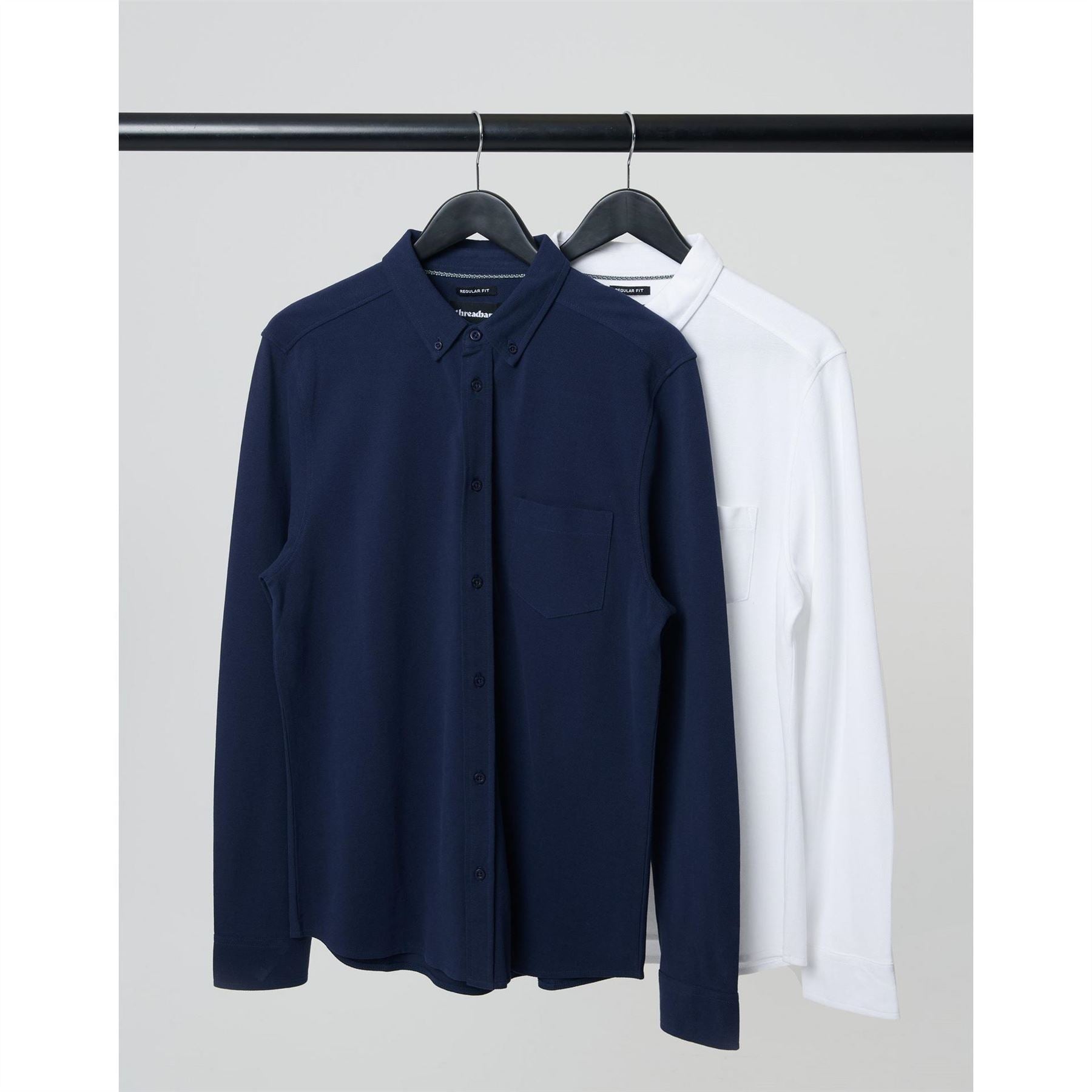 Threadbare Regular Fit Long Sleeve Shirt