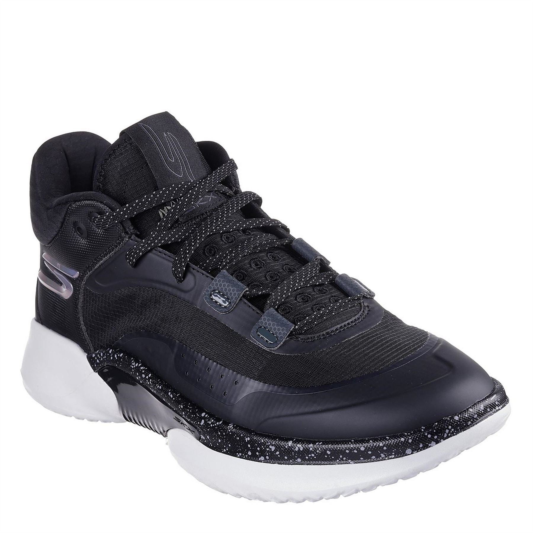 Skechers Junior Resagrip Speckled Mid Top Sneakers