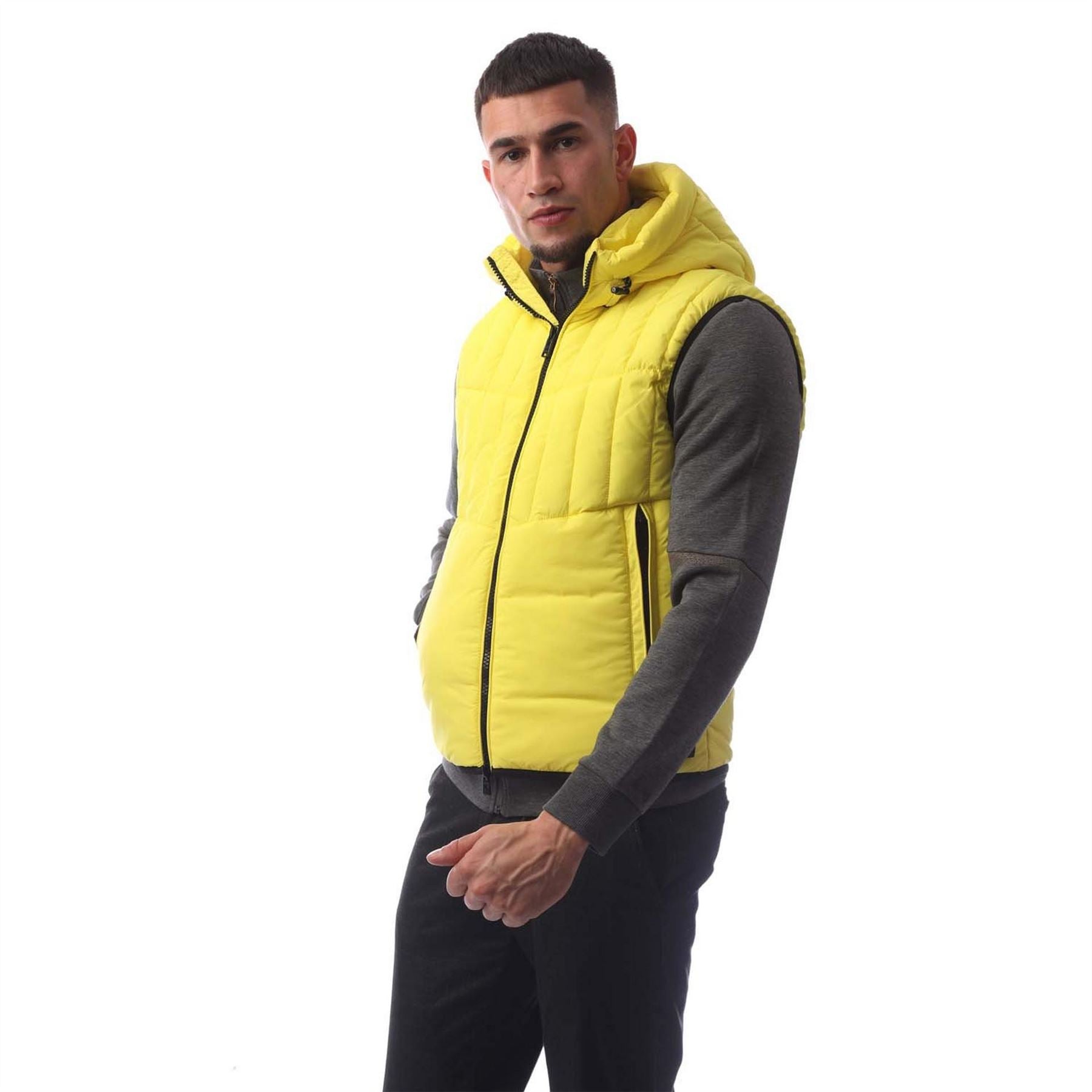 Boss Cashton Hooded Solid Patterned Gilet
