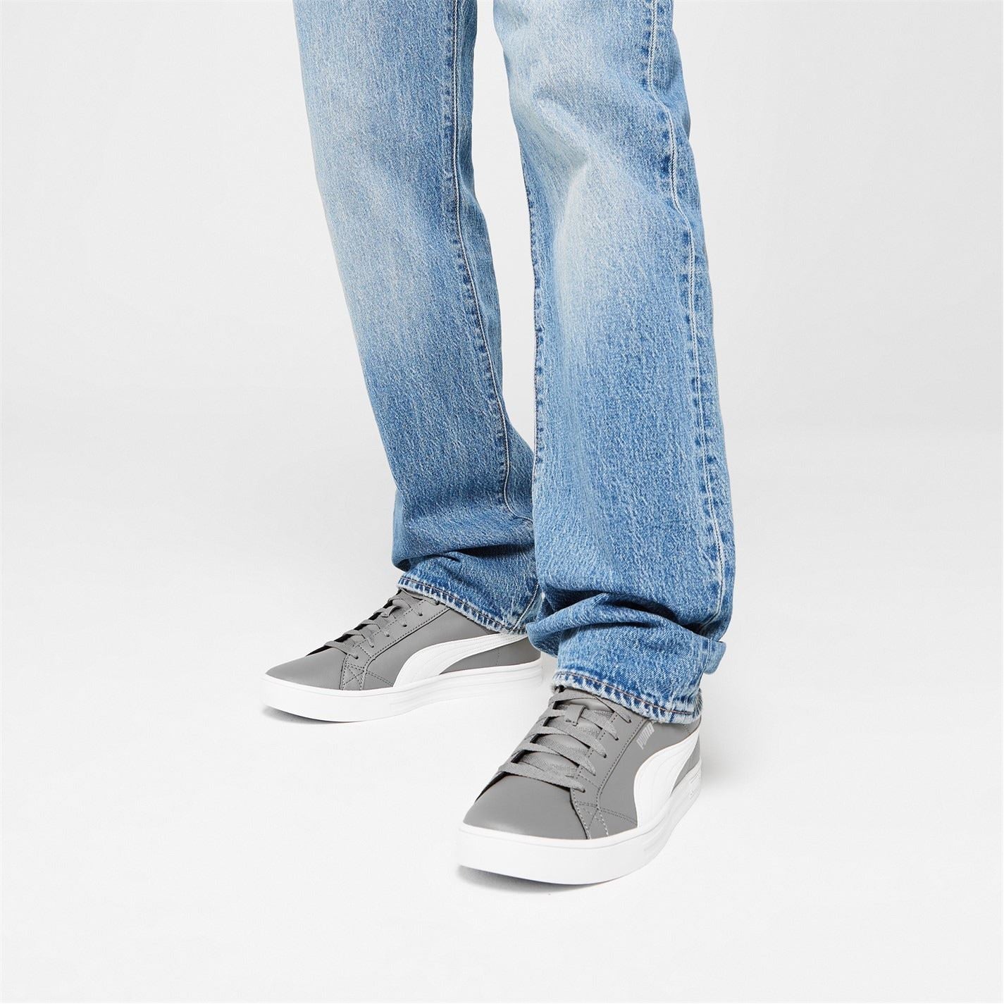 Puma Mens Smash Vulcan 3 Low Trainers