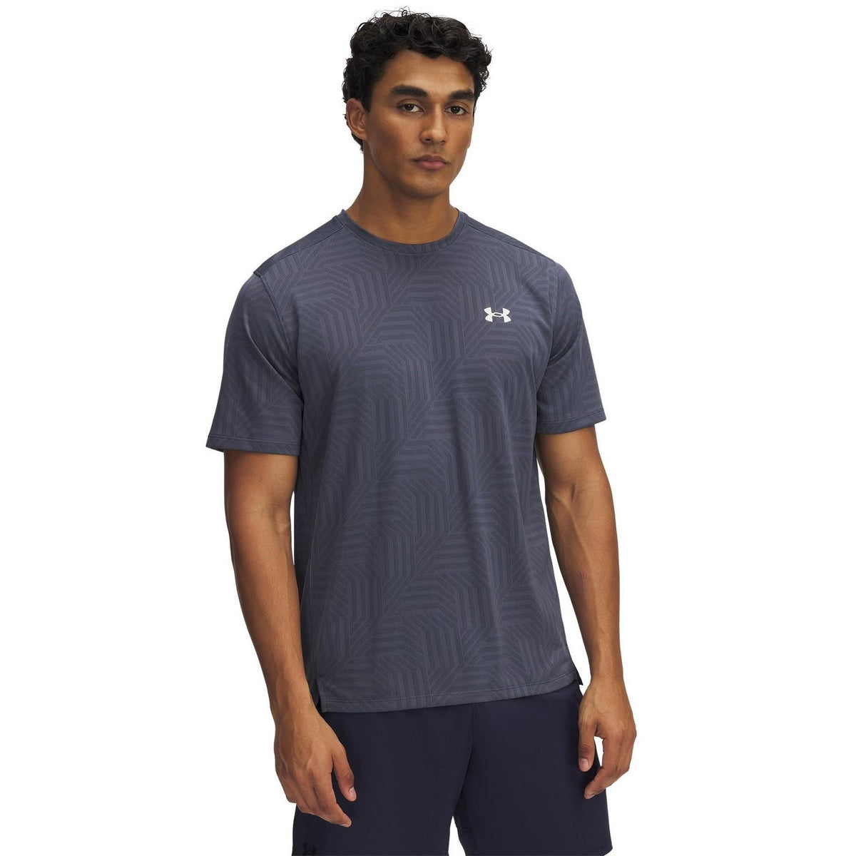 Under Armour Multi Petite Woven Marble Print Cowl Neck Mini Dress