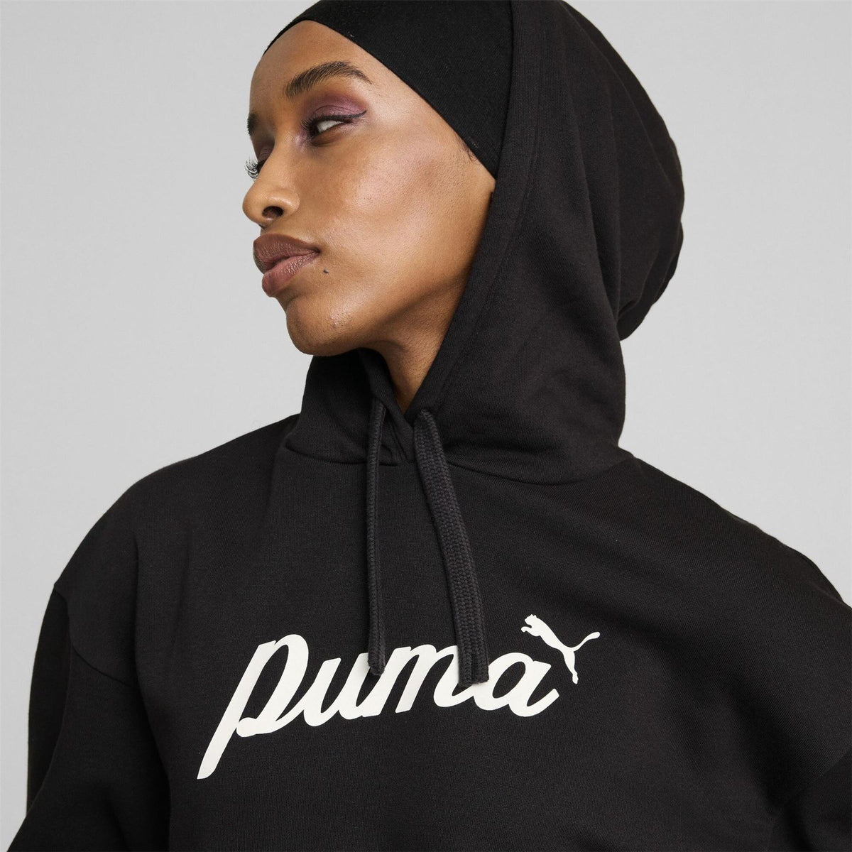 Puma Womens Script Hoodie Fl Hoody