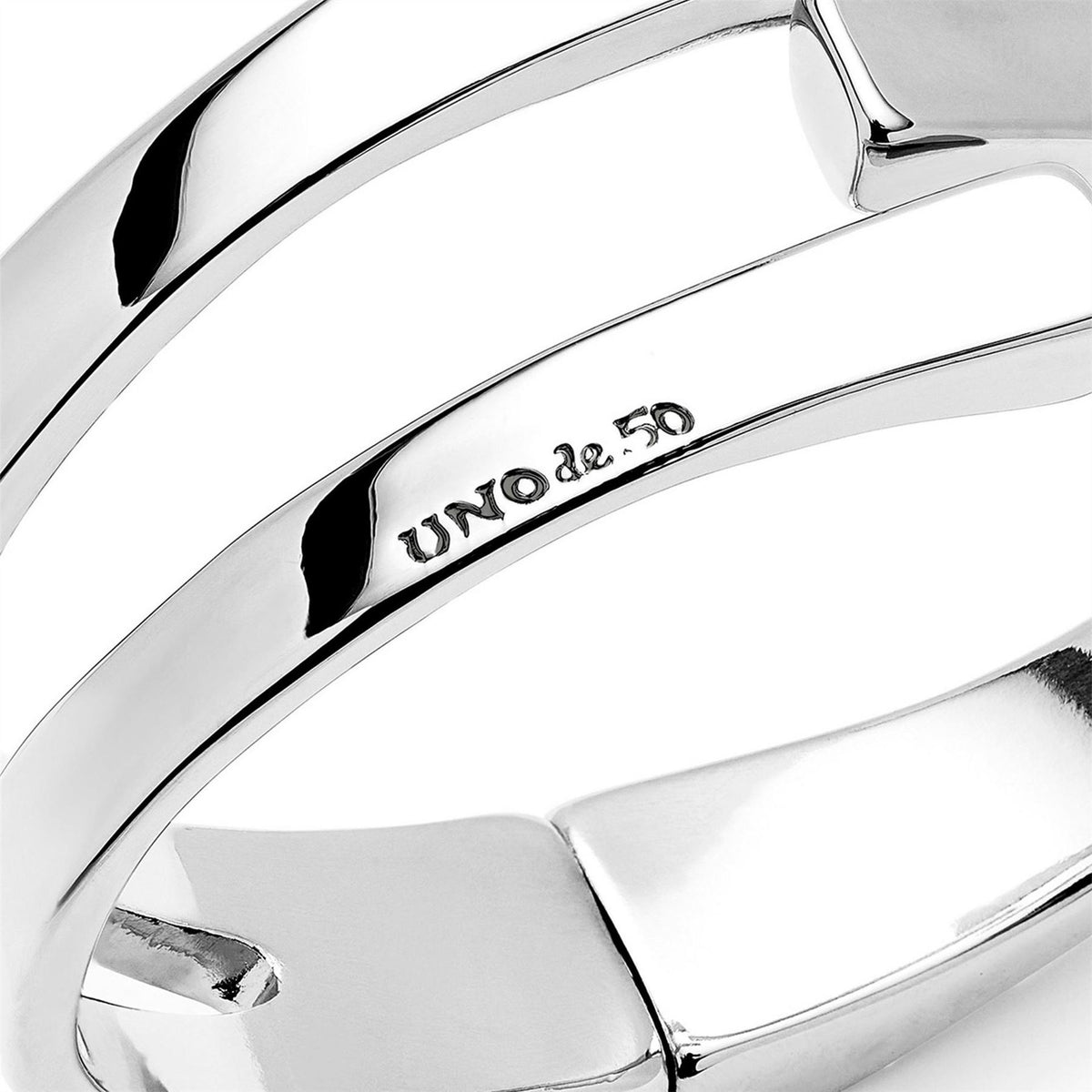 UNOde50 Sterling Silver Plated Rigid Bracelet