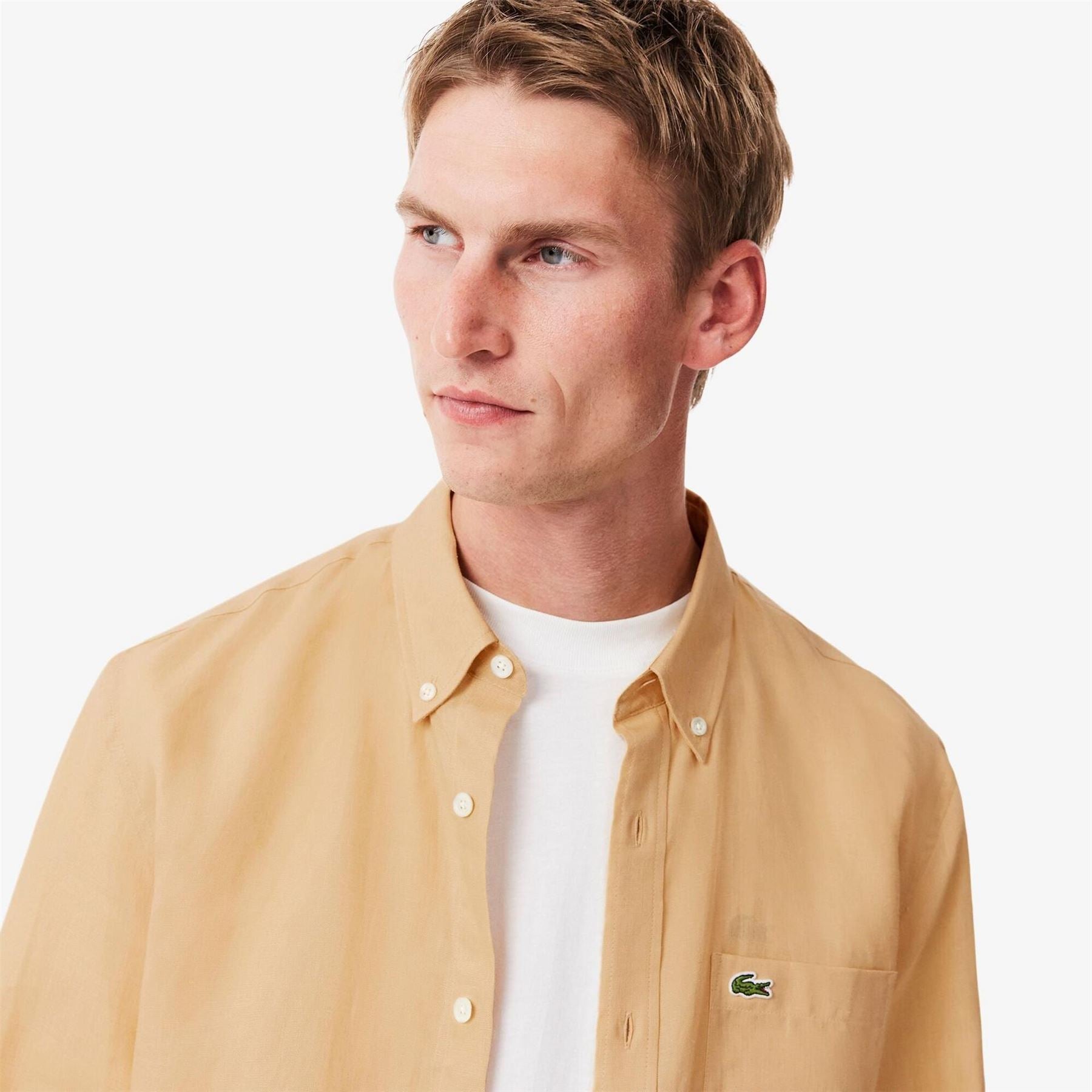 Lacoste Long Sleeve Plain Shirt