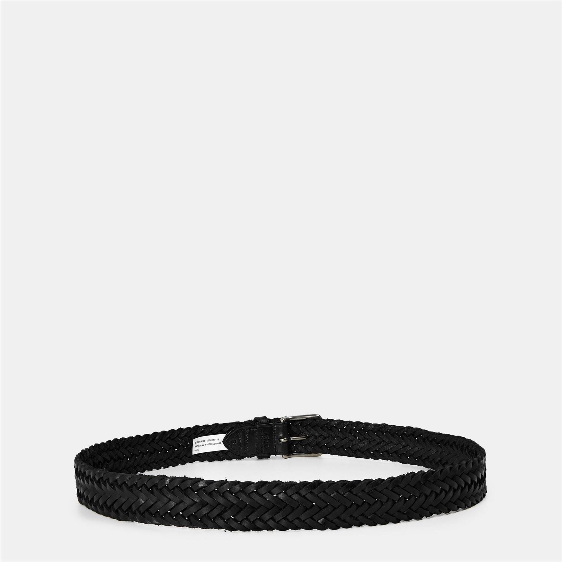 Polo Ralph Lauren Leather Weave Pin Buckle Belt
