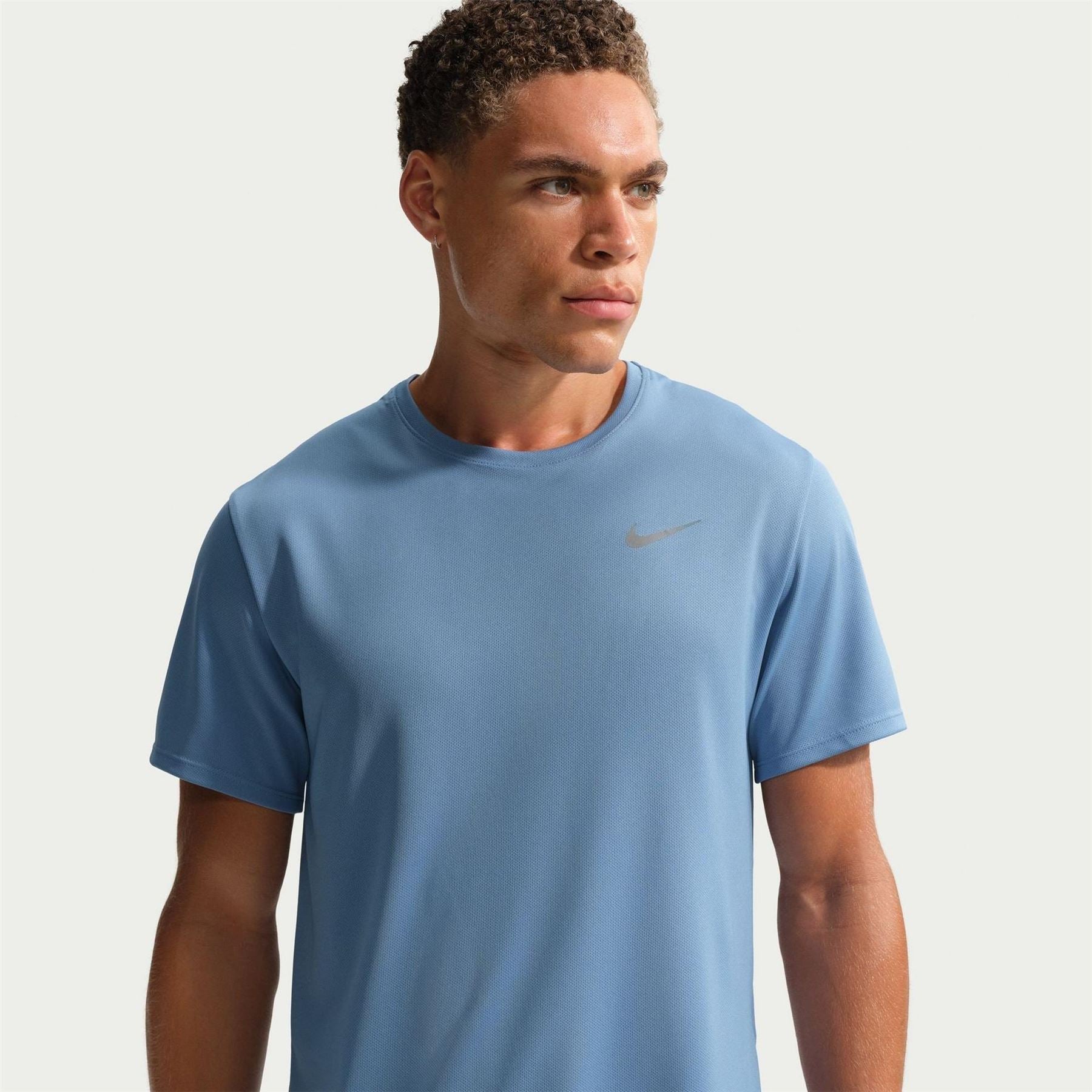 Nike Mens Drifit Miler Running Top