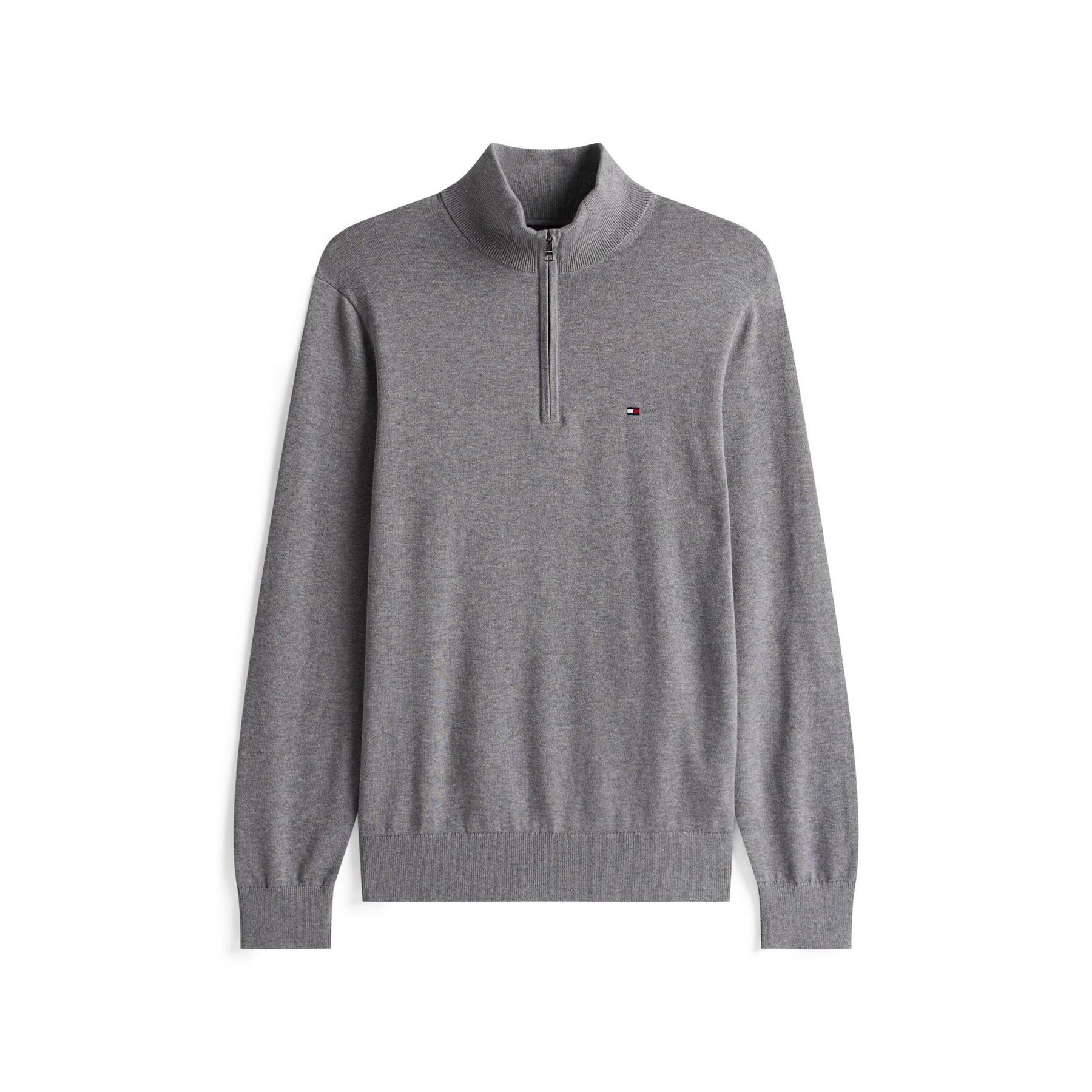 Tommy Hilfiger Hilfiger Essential Cotton Zip Mock