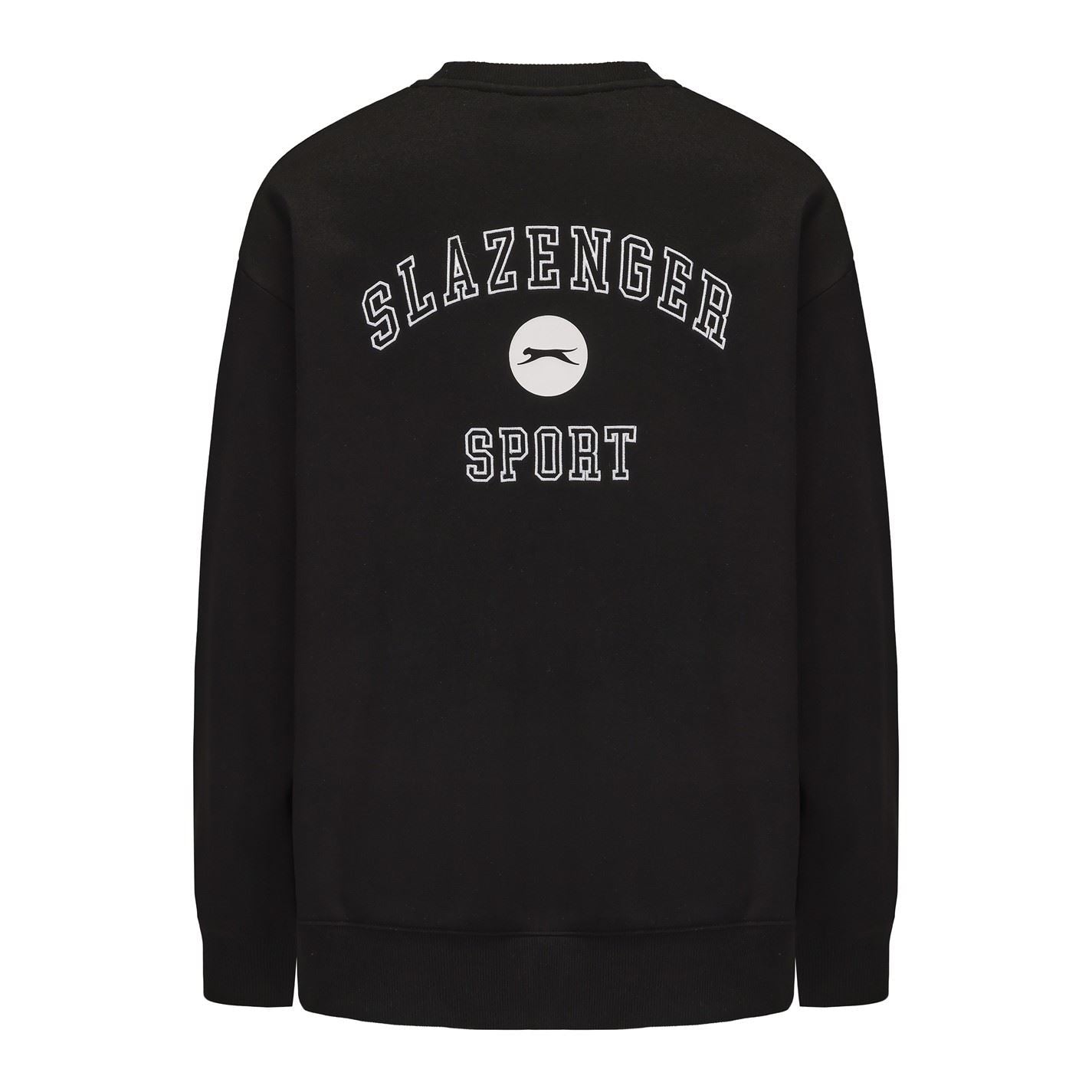 Slazenger Mens Fleece Large Logo Sweater