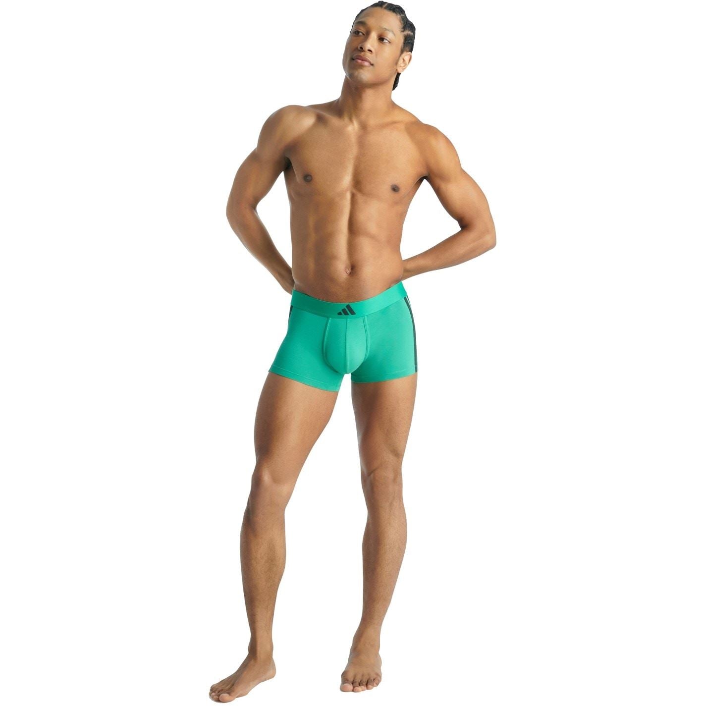 adidas Active Flex Cotton 3 Stripes Trunk (2pk)
